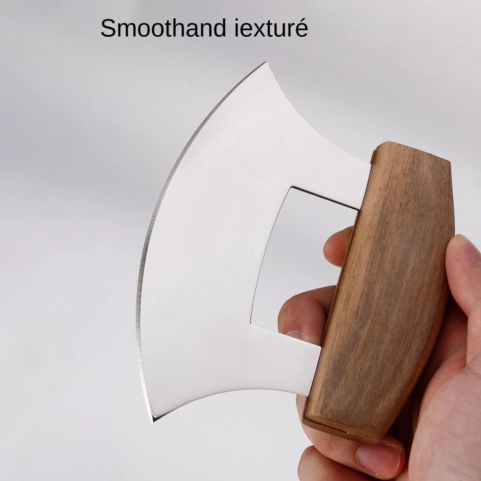 Mezzaluna Alaska - Affettatrice Mezzaluna | Tagliaverdure Insalata | Ulu Cutter | Taglio Inclinabile | Base Per Navi