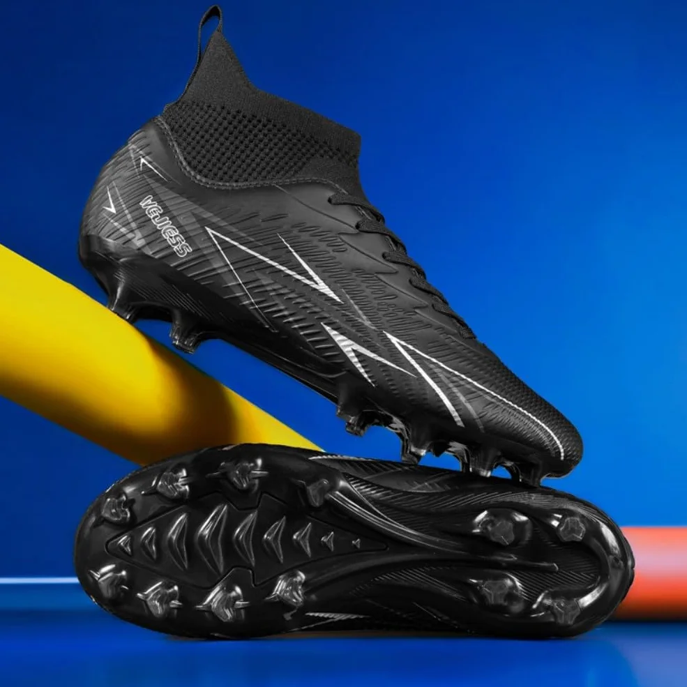 Scarpe da Calcio Uomo High Top Tacchetti Training Calcetto