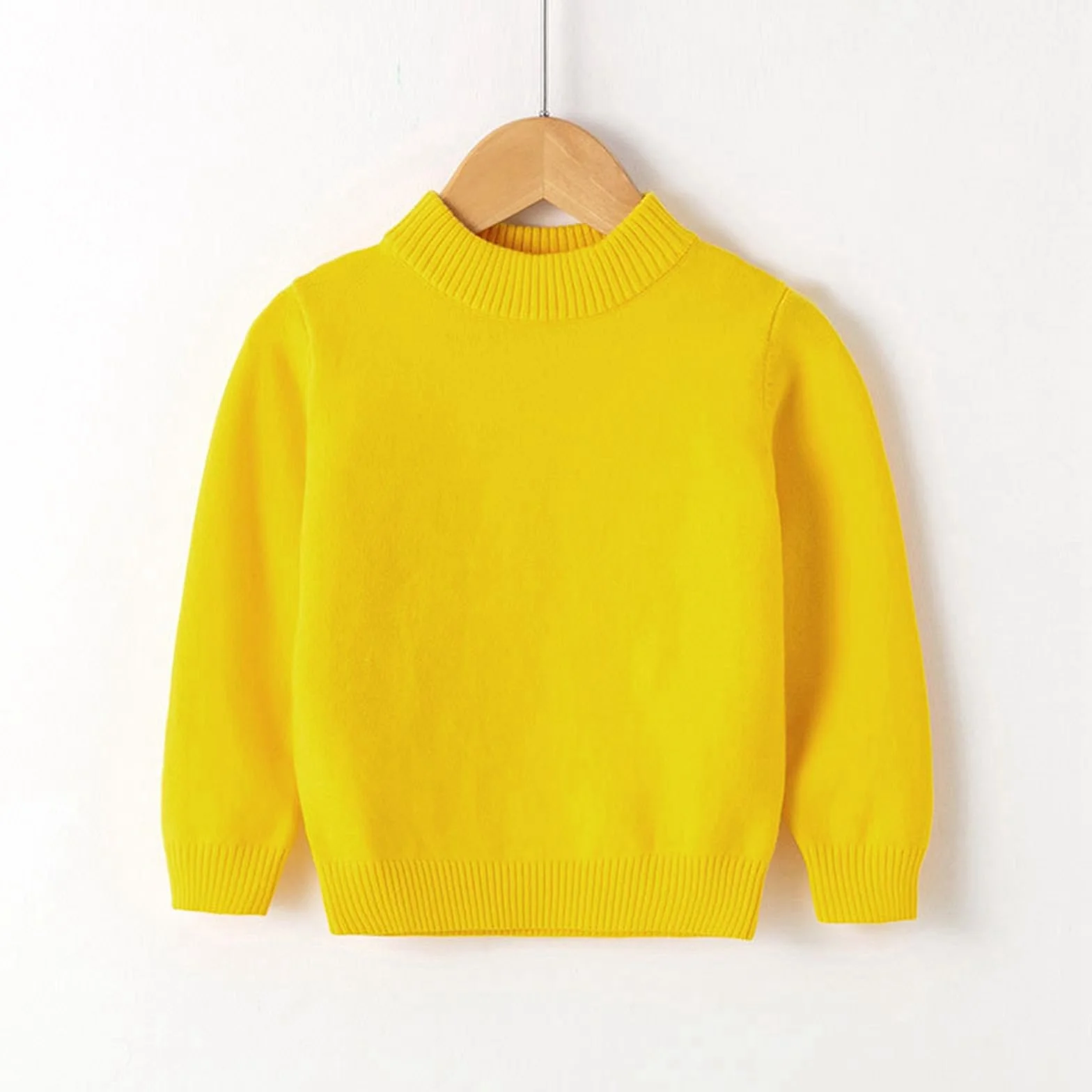 Maglione a girocollo per bambini inverno caldo 3-8 anni