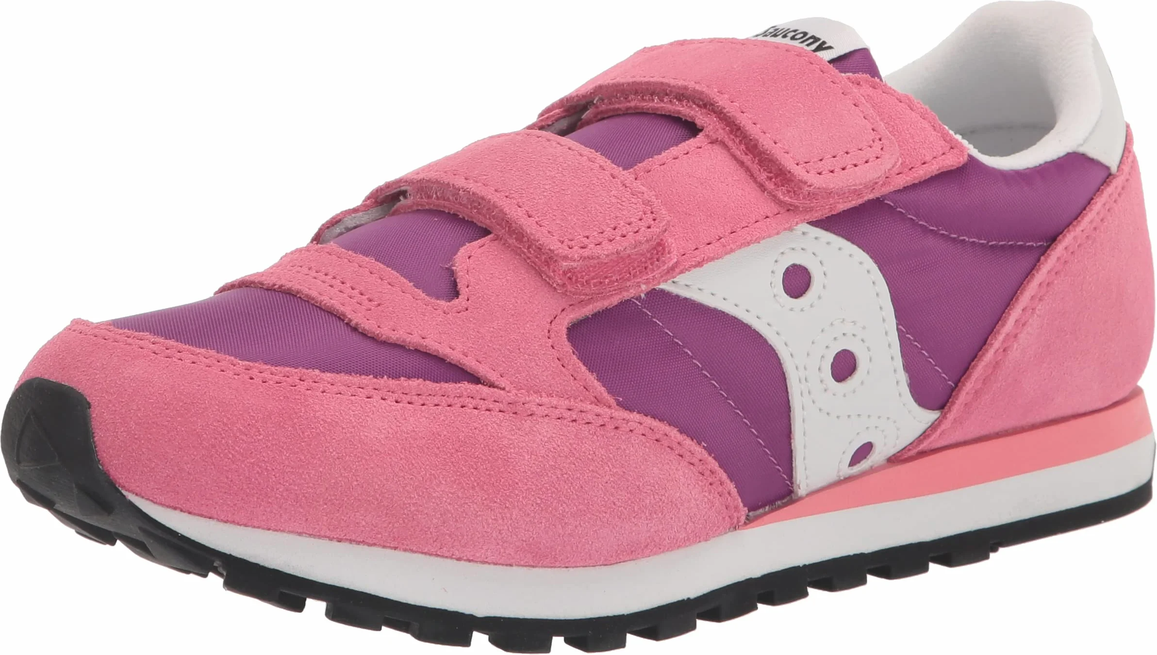 Saucony Kids Girls Jazz Double HL Scarpe Rosa e Viola Taglia 36