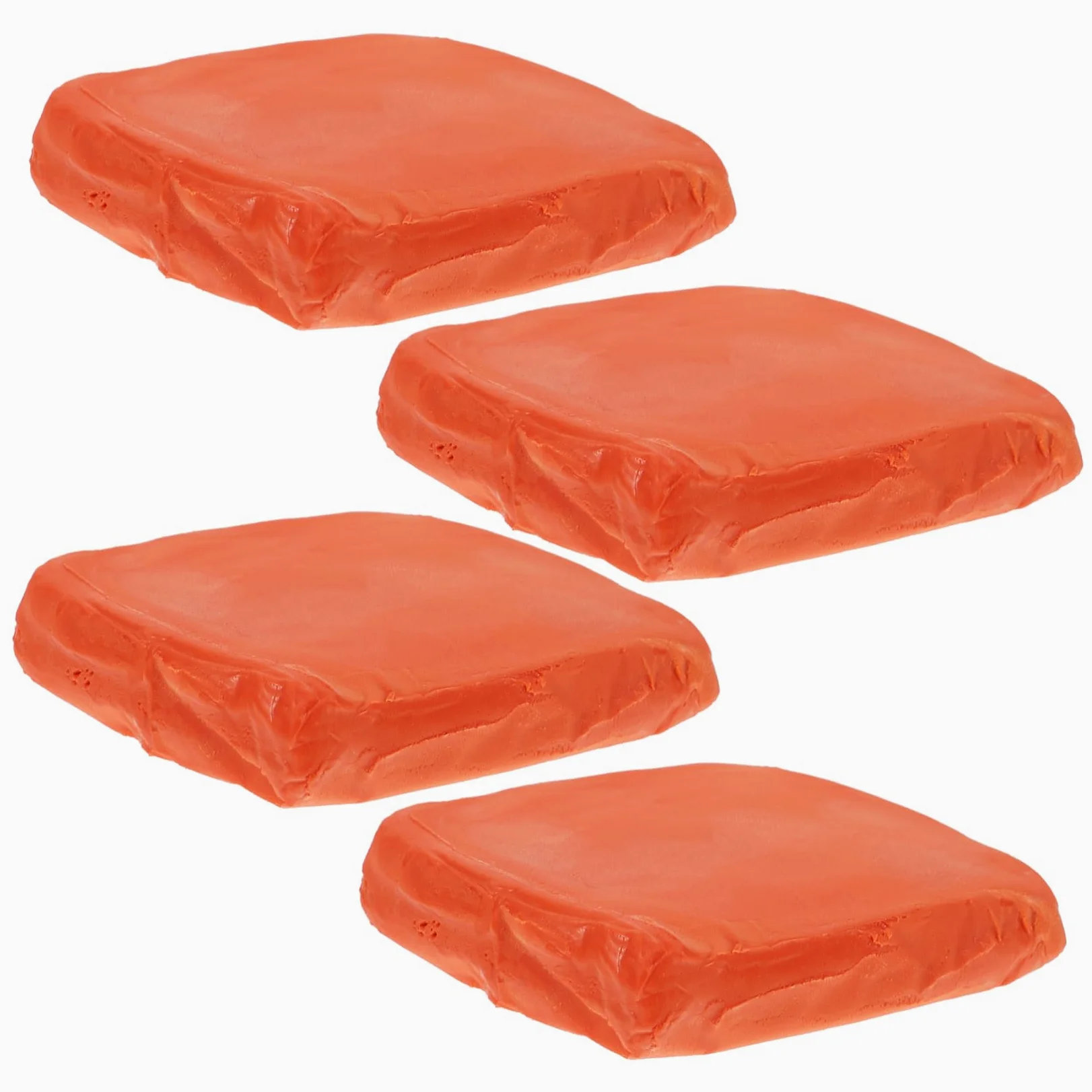 5 Set Dell'autolavaggio Argilla Macchine Plastilina Prodotti per La Pulizia Dell'auto Accessori per La Pulizia Dell'auto Dettagli Auto Gomma da Cancellare Arancia 4 Pezzi*5