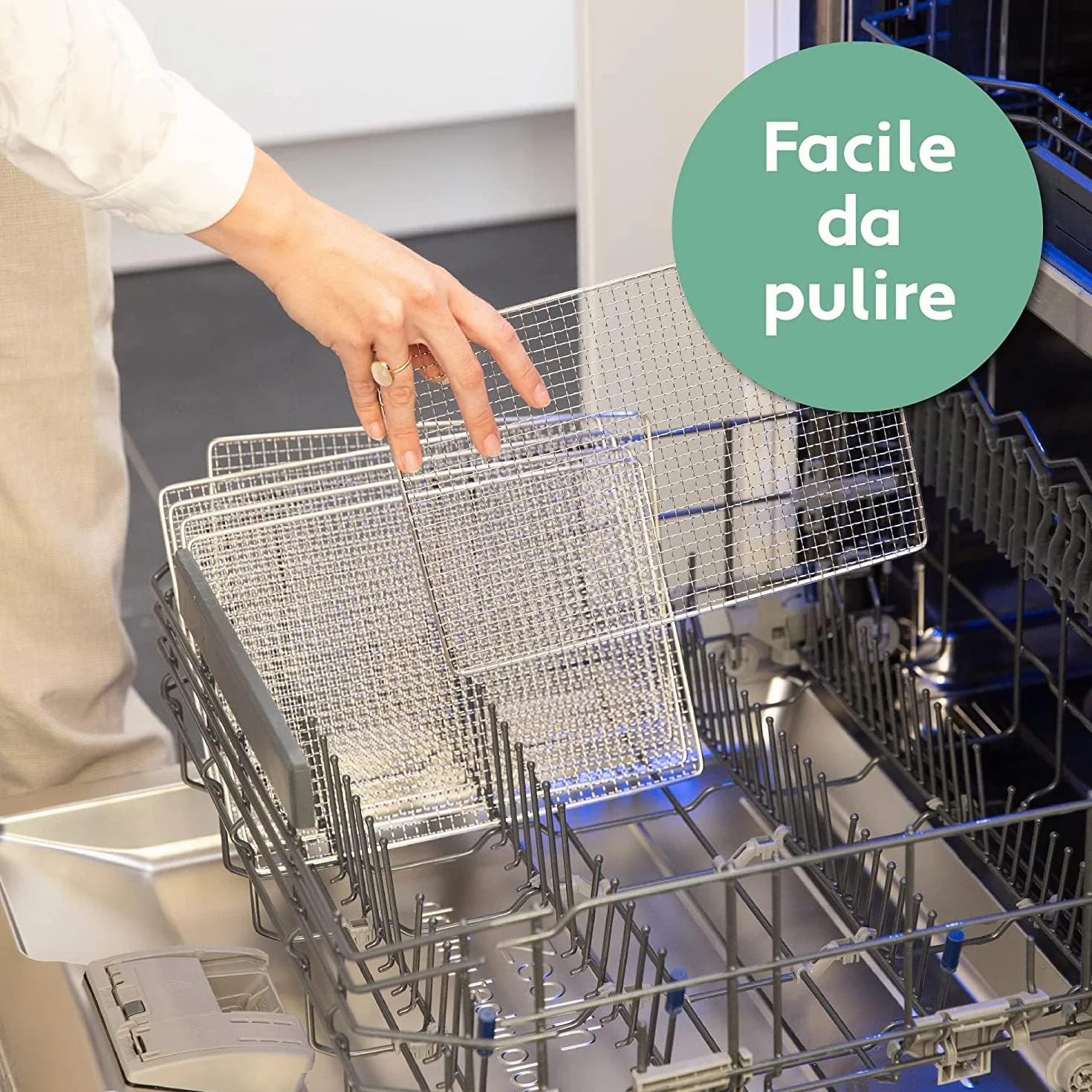 Vita5 Essiccatore Alimentare con 6 Vassoi in Acciaio Inox - Essicatore Frutta e Verdura 24 Ore Timer - Disidratatore Alimenti Temperatura Regolabile 35-75°C - 650W Essiccatore da Casa in Inox