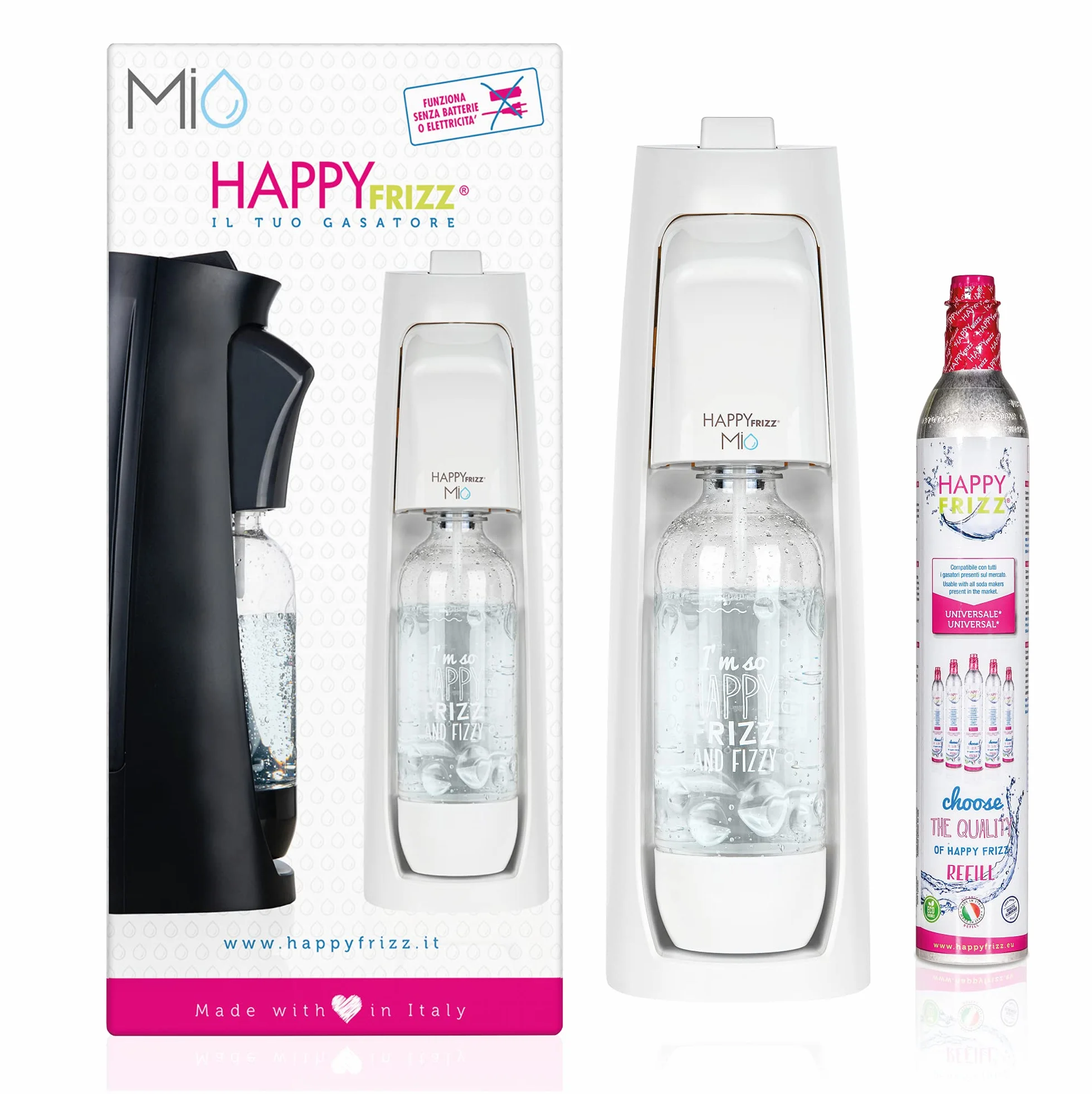 Happy Frizz GASATORE Mio - Bianco Artico Opaco