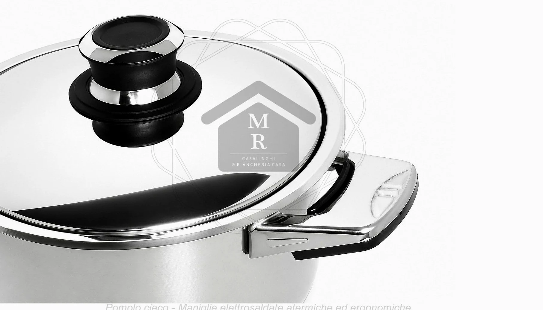 Batteria Pentole Maxi 18 Pezzi in Acciaio Serie Dietetic Bavaria Ottingher
