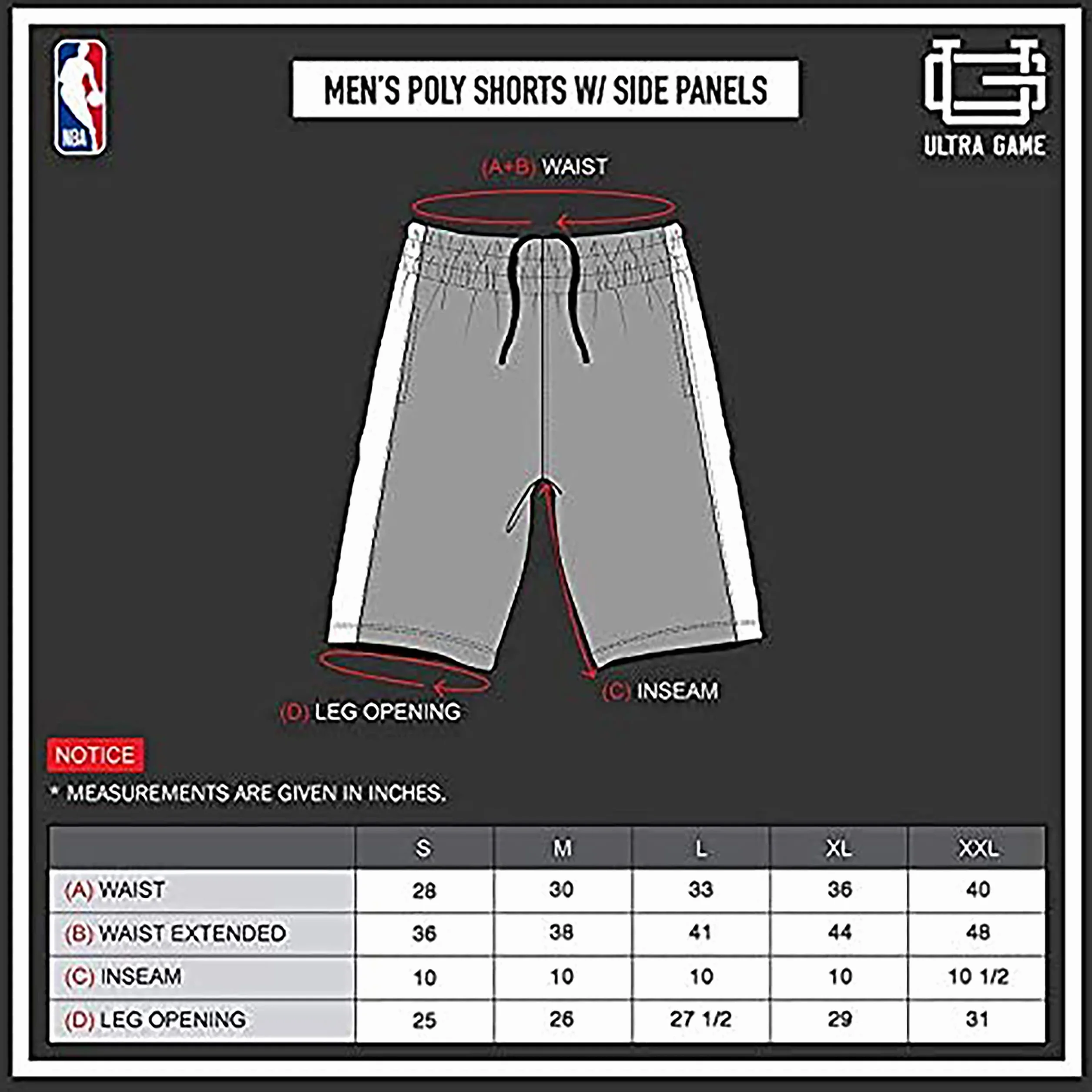 Ultra Game Chrome Basketball Shorts Pantaloncini Uomo