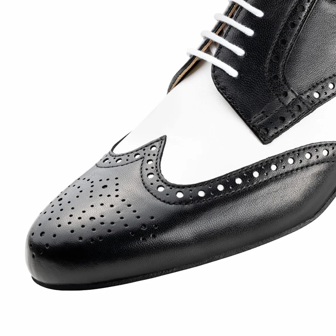 Werner Kern Uomini Scarpe da Ballo 28023 Pelle Nero Scamosciata Grigio 2 cm