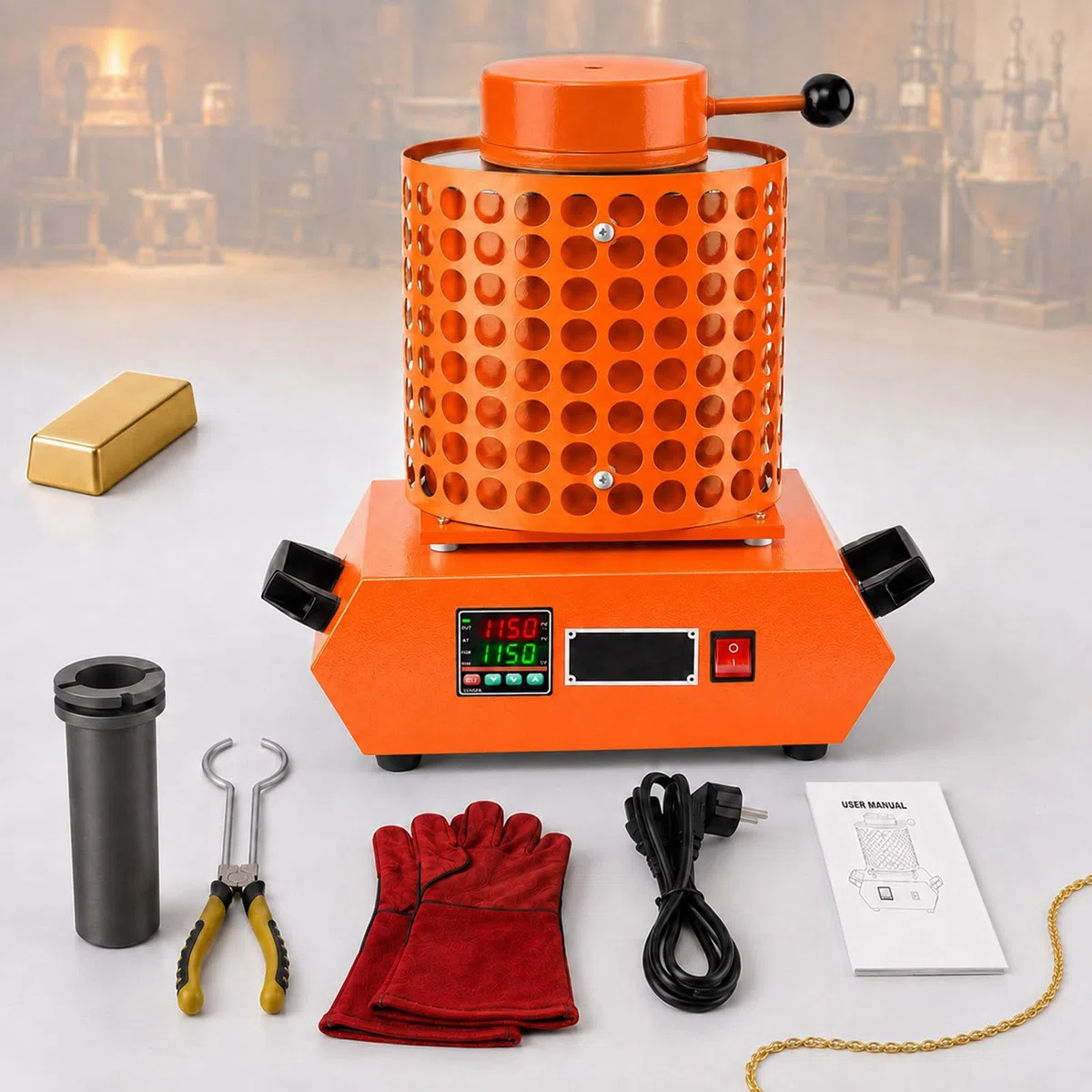 Fonditore Digitale 1500 W per Oro 1kg