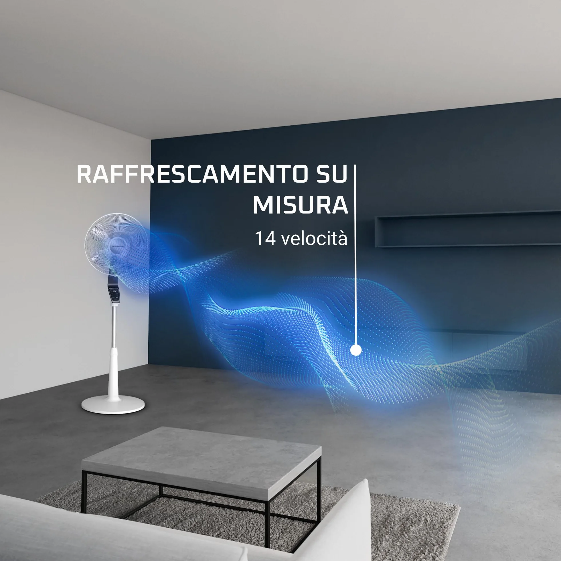 Rowenta VU5690 Turbo Silence Extreme Ventilatore a Piantana Ricondizionato