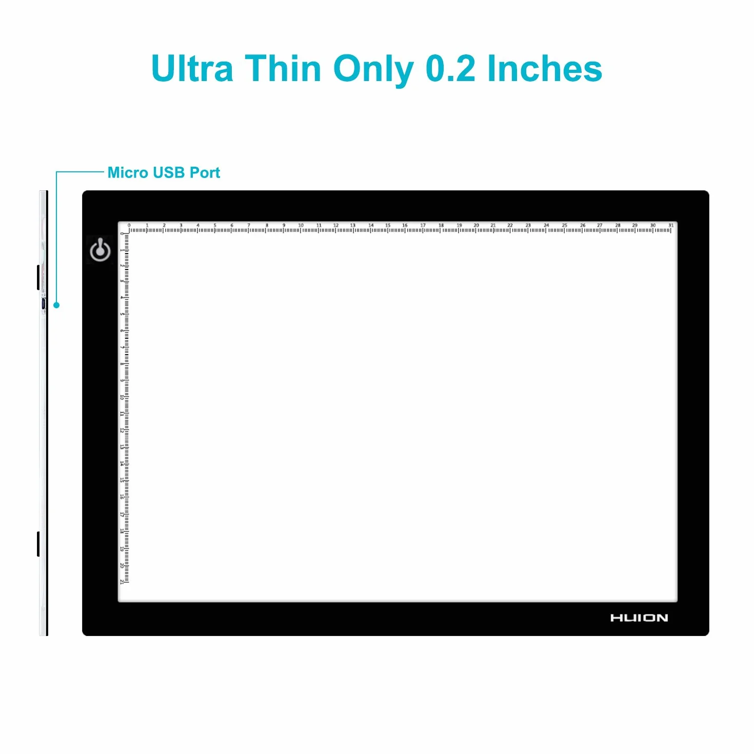 HUION L4S USB 36x27cm Tavola Luminosa LED Regolabile per Disegnare Schizzi