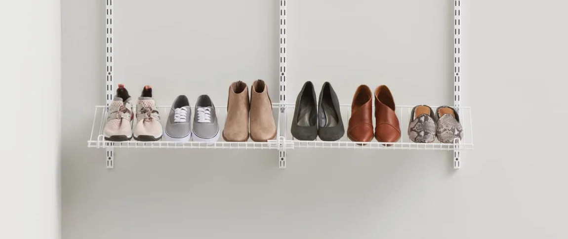 Rubbermaid - Mensola per scarpe, colore: Bianco