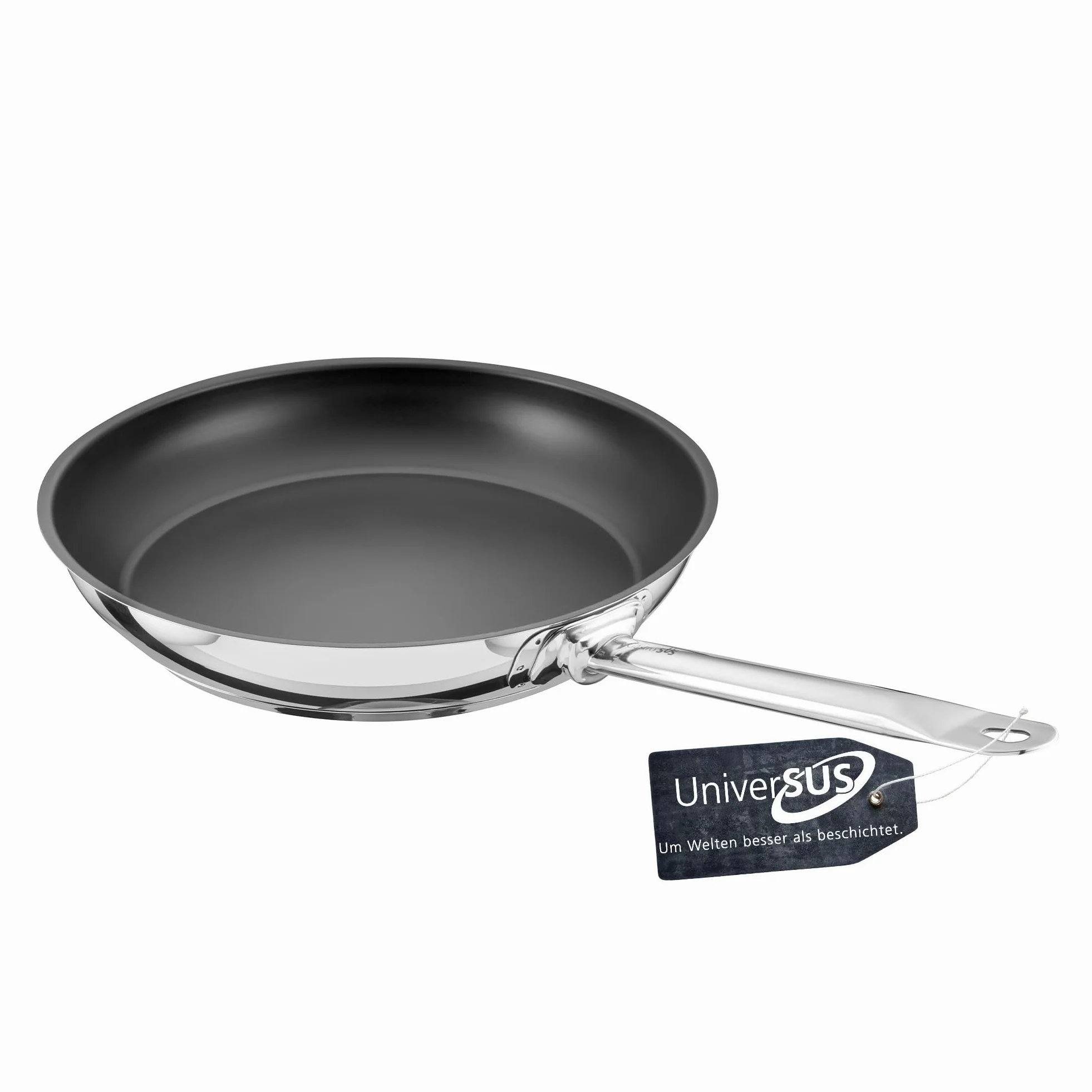 GastroSUS Industar PLUS 163150-32 - Padella in acciaio inox a induzione, 32 cm