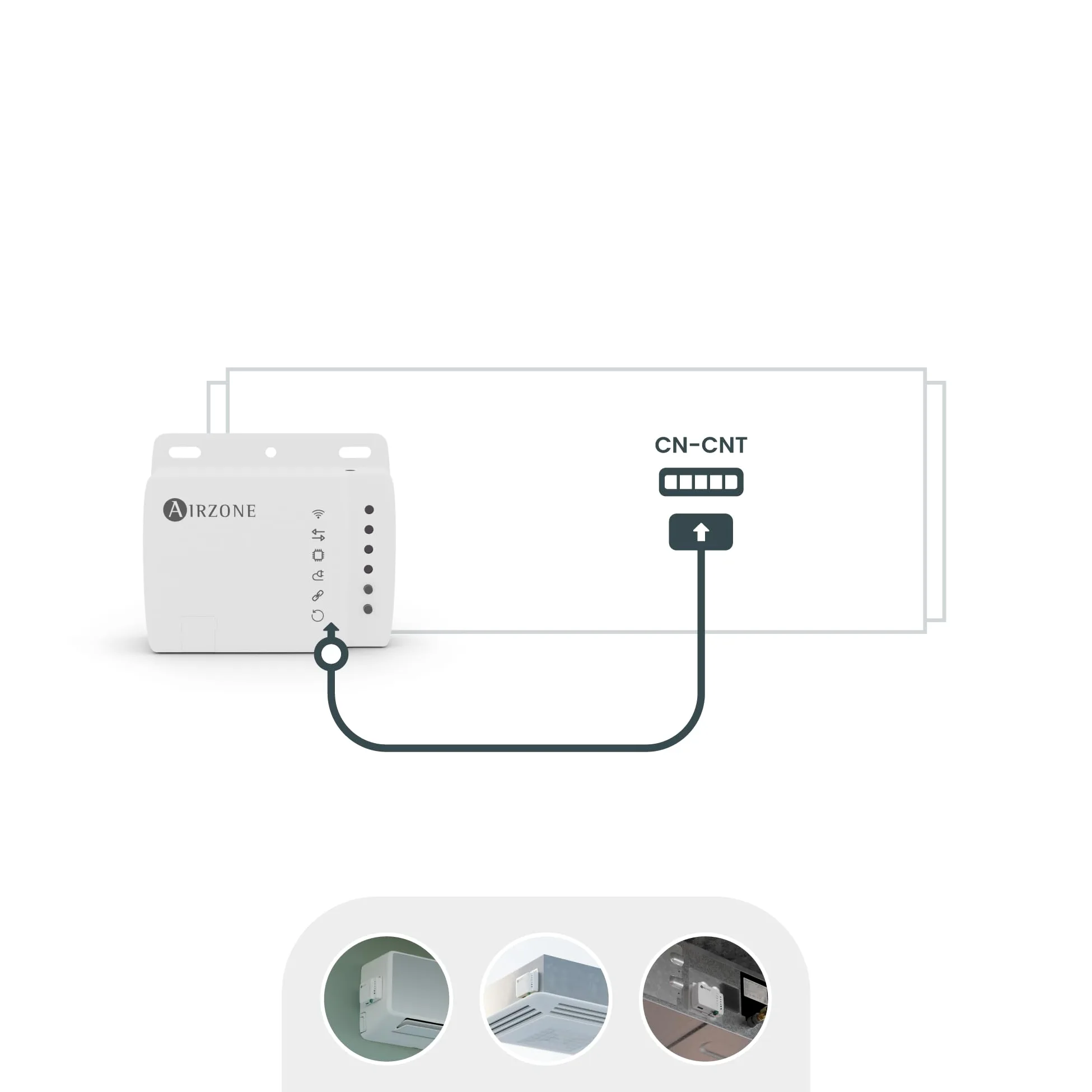 AIRZONE – Aidoo Controllo WiFi per climatizzatore – Compatibile con PANASONIC RAC Domestico AZAI6WSCPA0 – Controllo remoto e programmazione tramite app – Compatibile con Google Home e Alexa