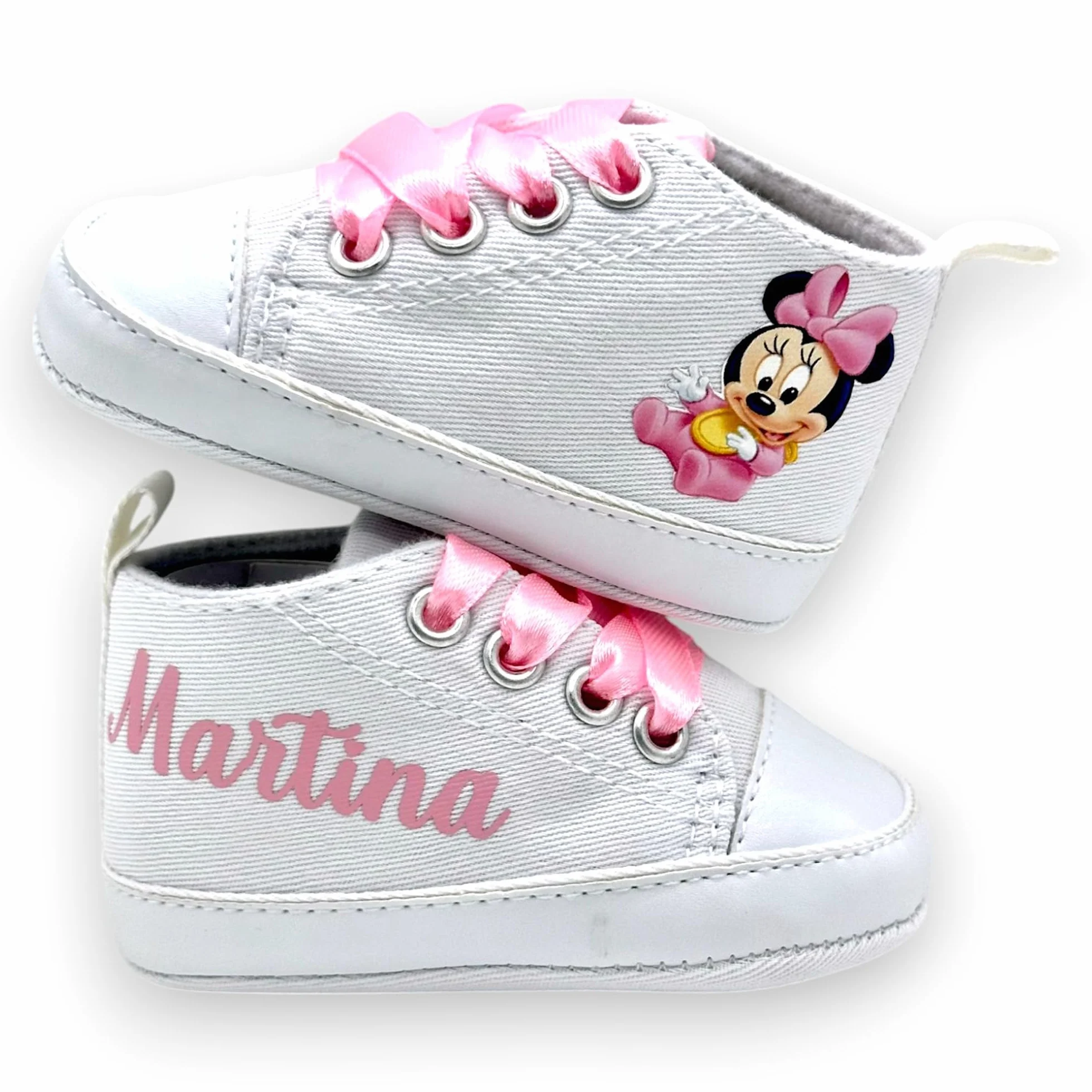 Scarpine Neonato Personalizzate con Nome Primi Passi