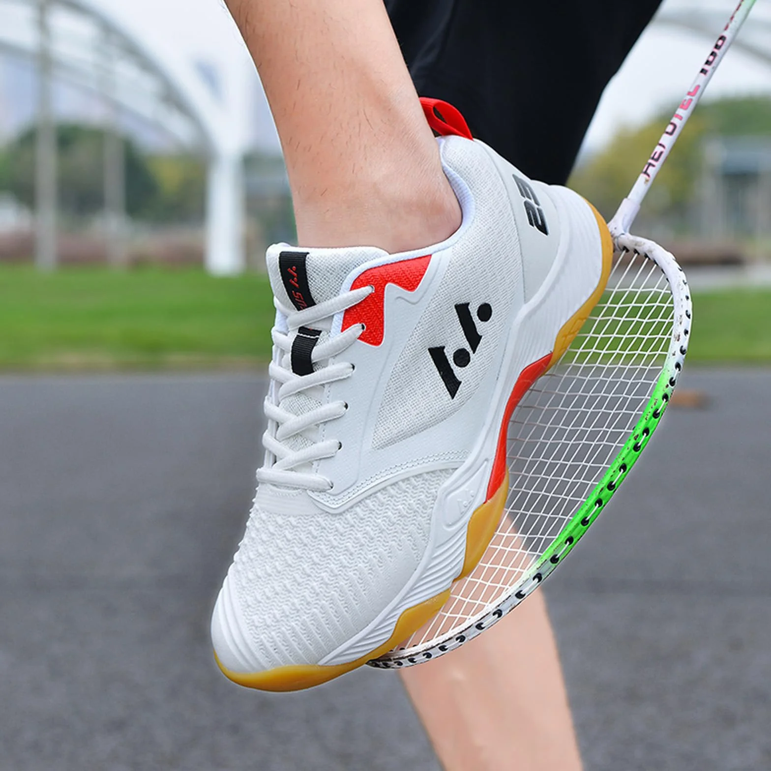 BLBK Scarpe da badminton da squash da palestra per diversi rivestimenti pavimenti resistenti unisex