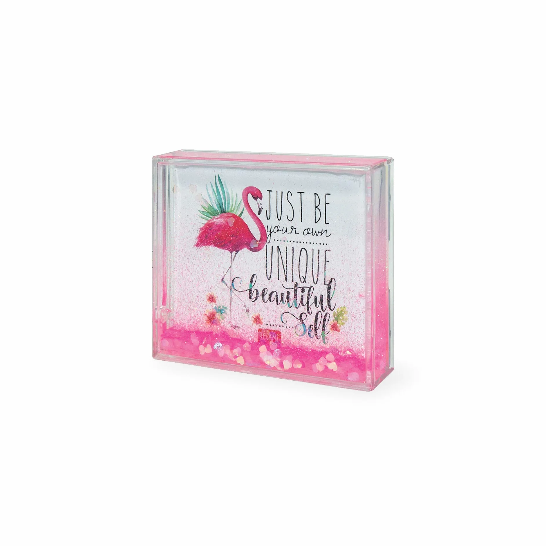 Legami - Portafoto con Glitter, 11,5x9,5 cm, in PC e Liquido, Variante Blue Glitter, Portafoto da Tavolo, una Fotografia Sostituibile Inclusa