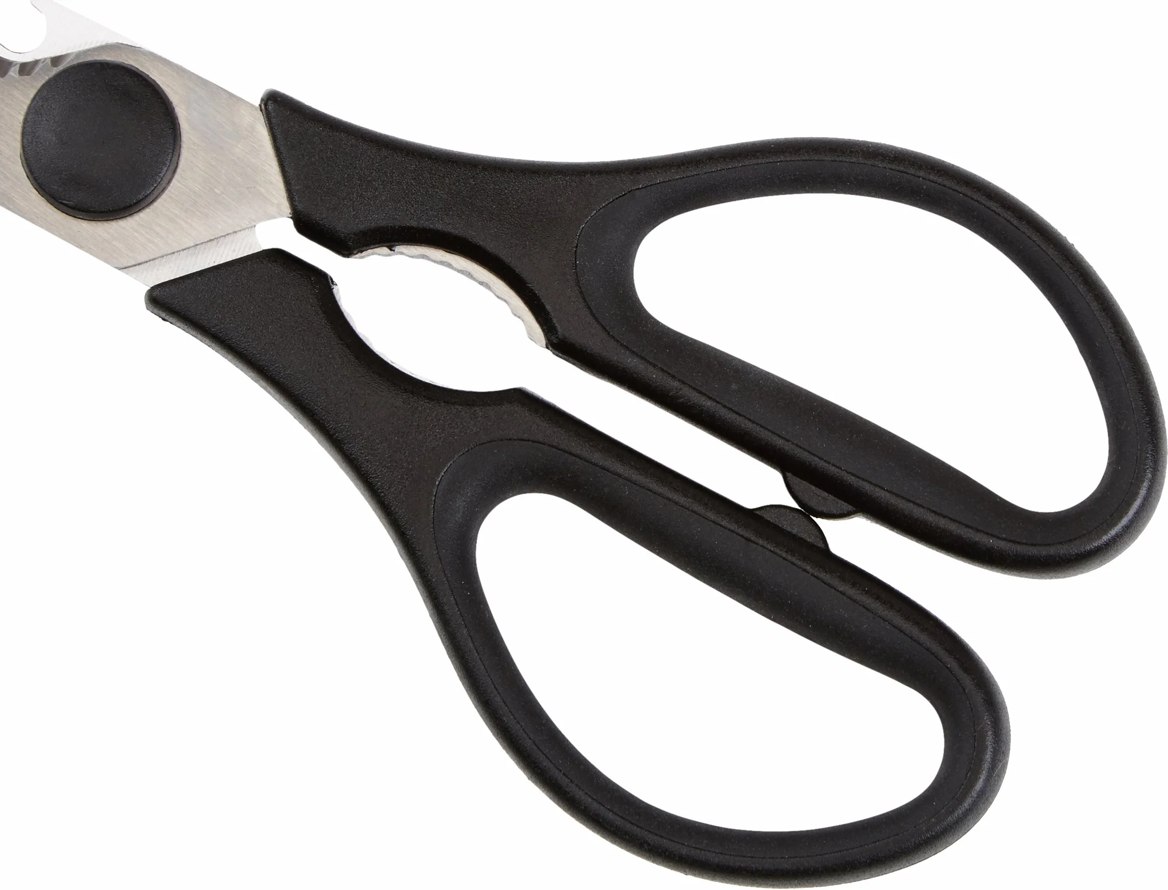 Amazon Basics Forbici multifunzione da cucina, 8 inch, modello Premium, Nero