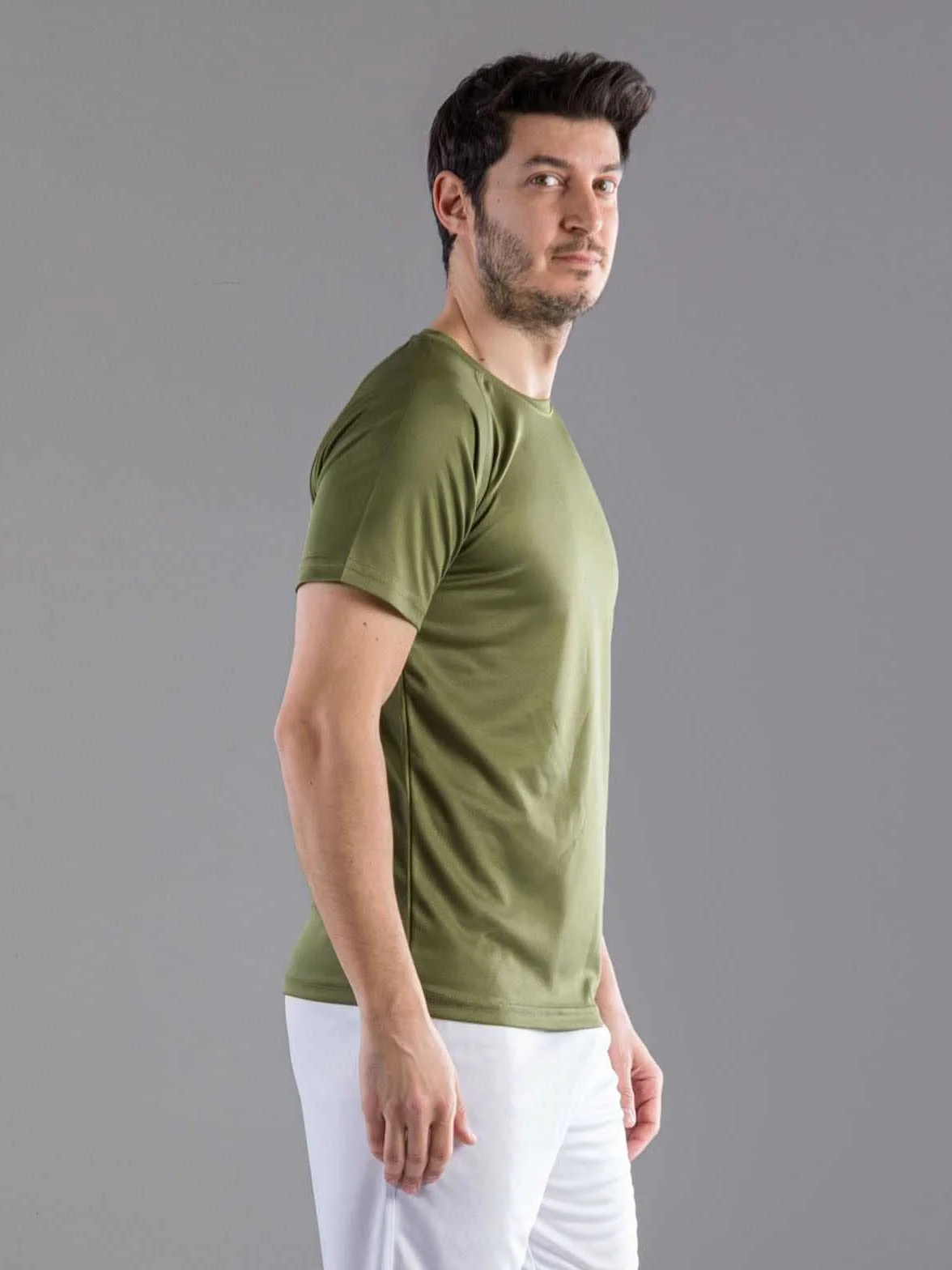 T Shirt Uomo Palestra Manica Corta Padel Maglia Calcio Tennis Running Tecnica Sportiva Traspirante Allenamento