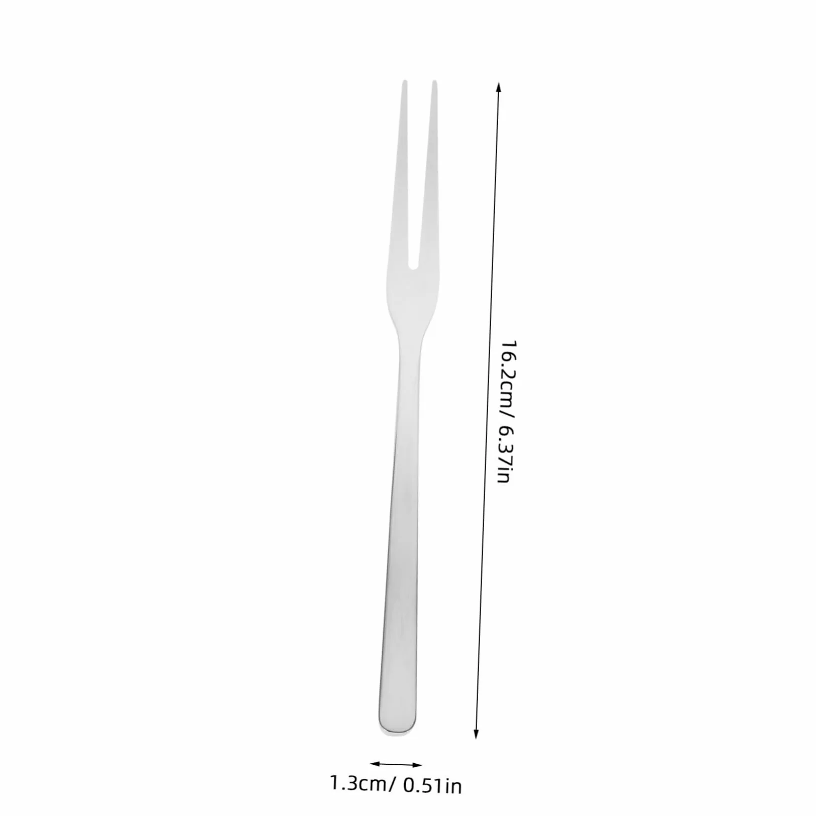 8 pezzi Forchettine da Dessert in Acciaio Inox Denti Forchette Piccole per Antipasti Frutta e Insalata Design Elegante e Resistente Riutilizzabili per Famiglie e Eventi