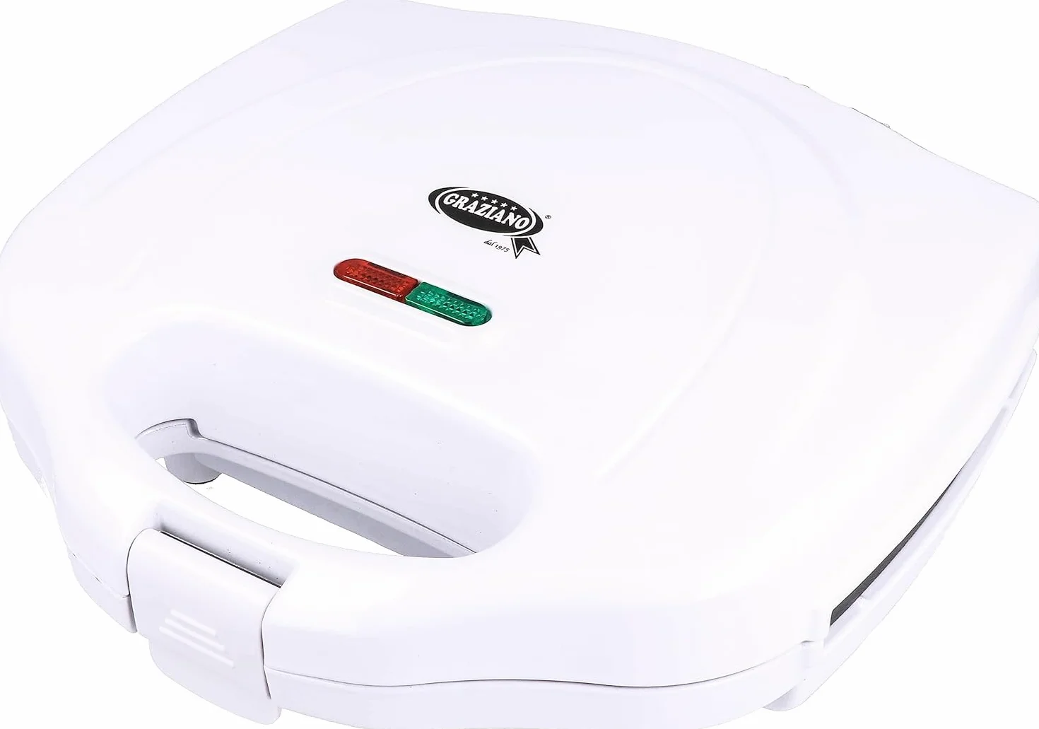 Graziano, Macchina per Noci, Macchina per Realizzare Dolci a Forma di Noci, Dotata di Piastra Antiaderente, Maniglia Termoresistente e Spie Luminose, 750W