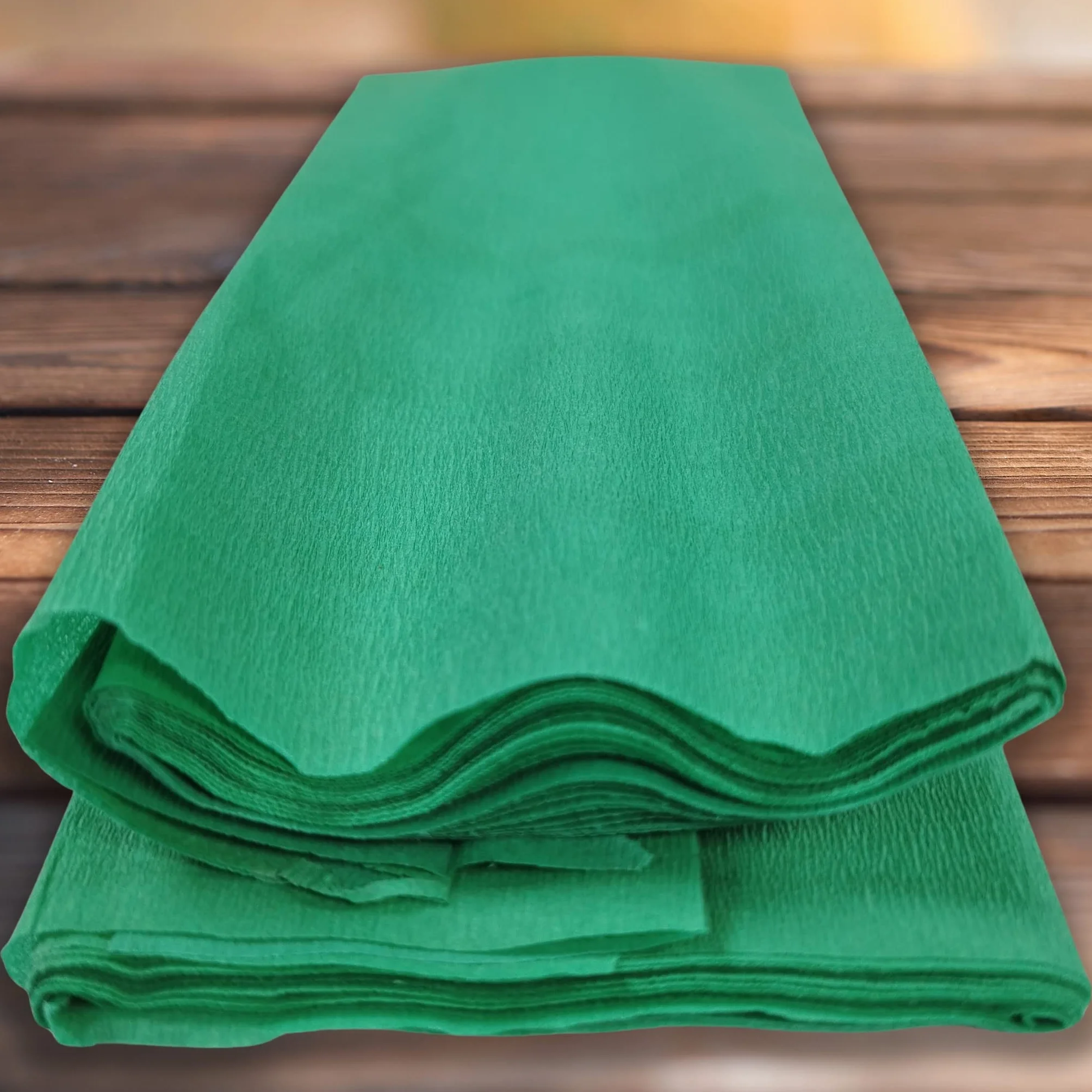 BCreativetolearn Grandi fogli carta crespa verde scuro 50 cm x 300 cm rotolo per fiori fai da te e confezioni regalo