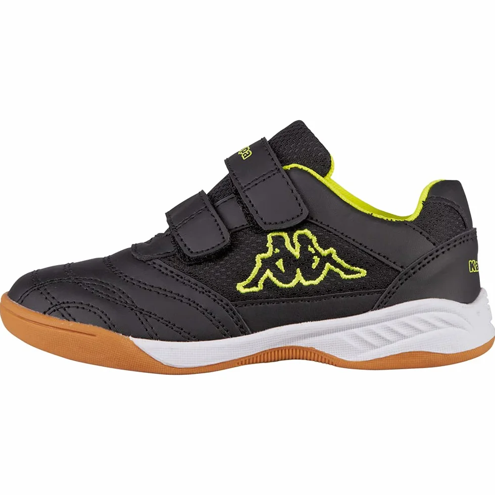 Kappa Kickoff K Scarpe per jogging su strada Bambini e ragazzi Black Yellow 35 EU