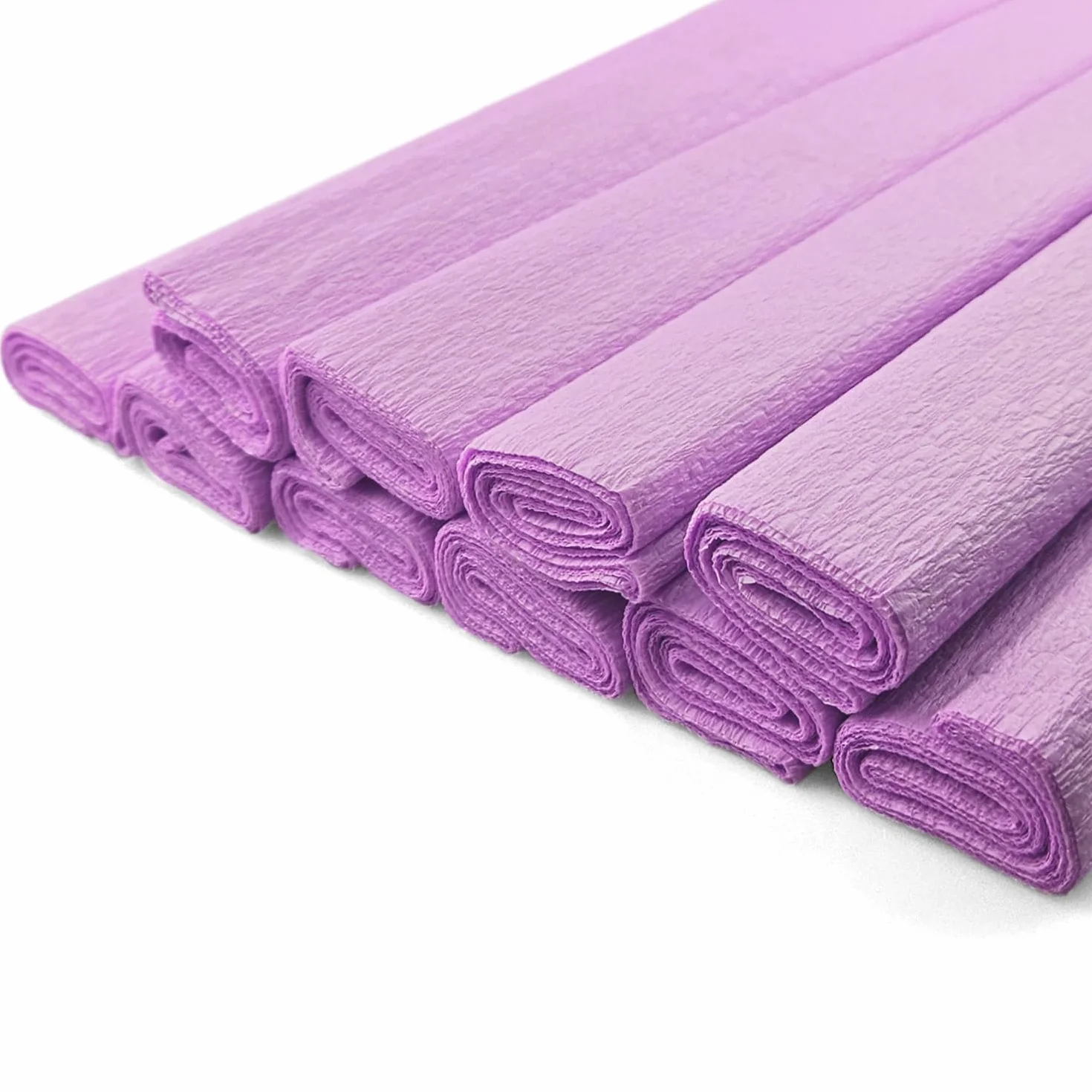 Carta Crespa Lavanda Pastello 200 x 50 cm Netuno Rotolo Decorazioni Feste