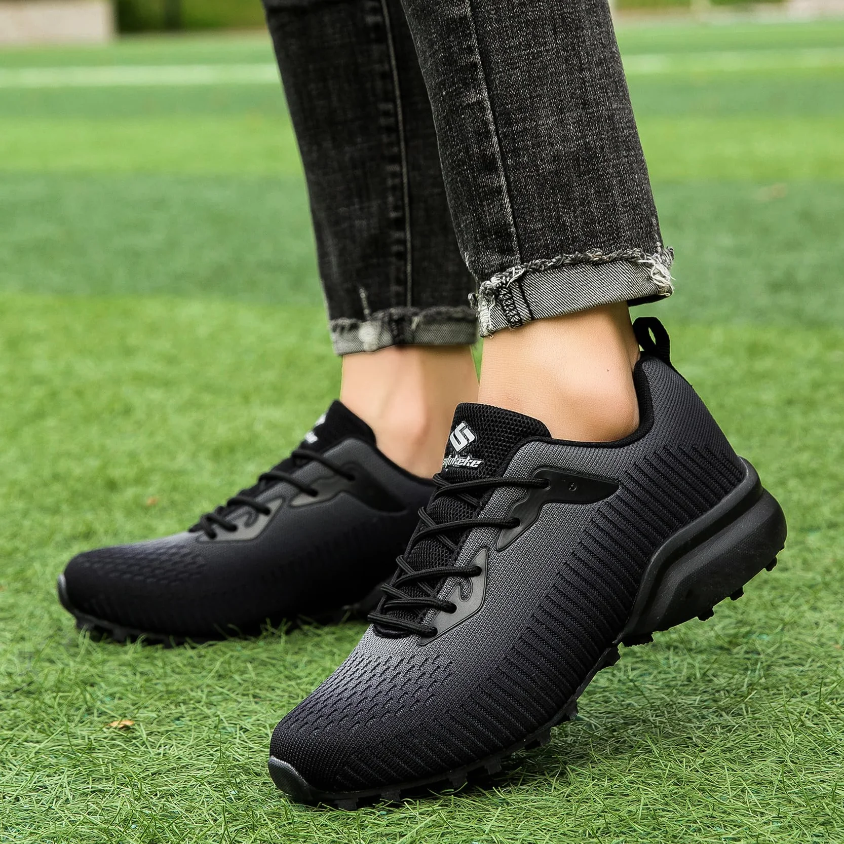 Scarpe da Trail Running Uomo Scarpe da Passeggio Leggero Traspirante Scarpe da Ginnastica Antiscivolo Fitness Running Sneakers