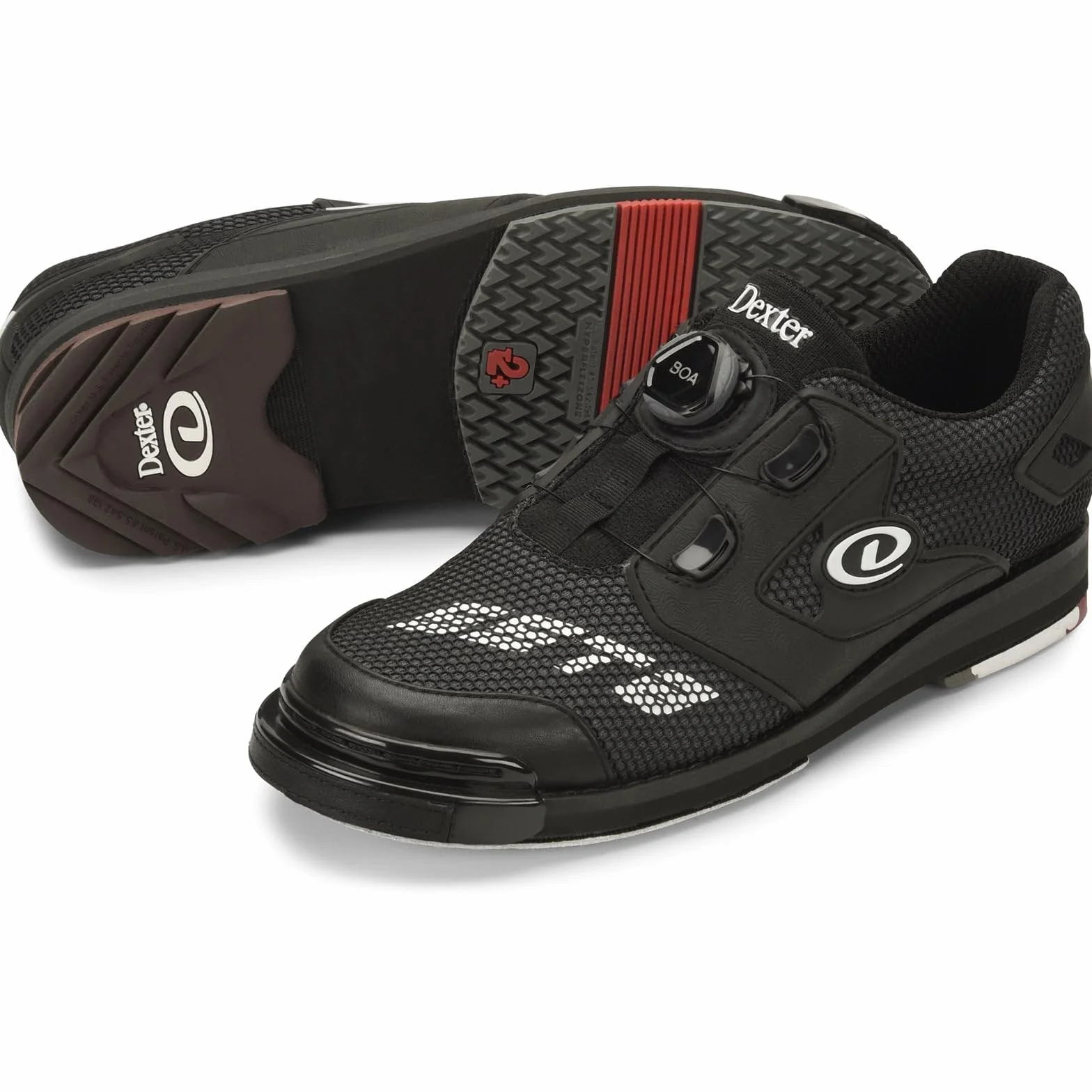 Dexter SST 8 Power Frame Boa Scarpe da Bowling Uomo Grigio Nero