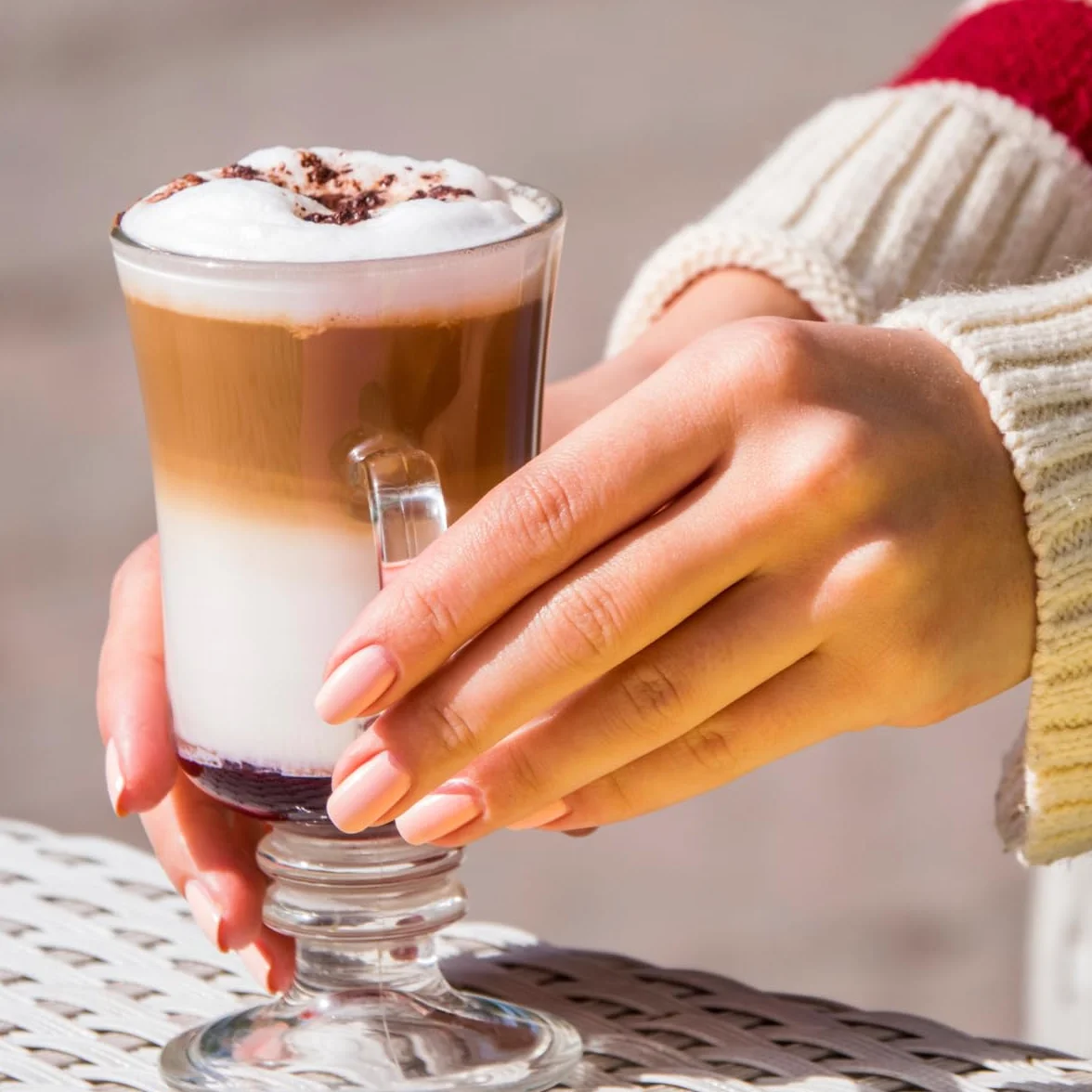 Premier 1405262 Set di 4 Bicchieri da caffè irlandesi, Vetro, Argento