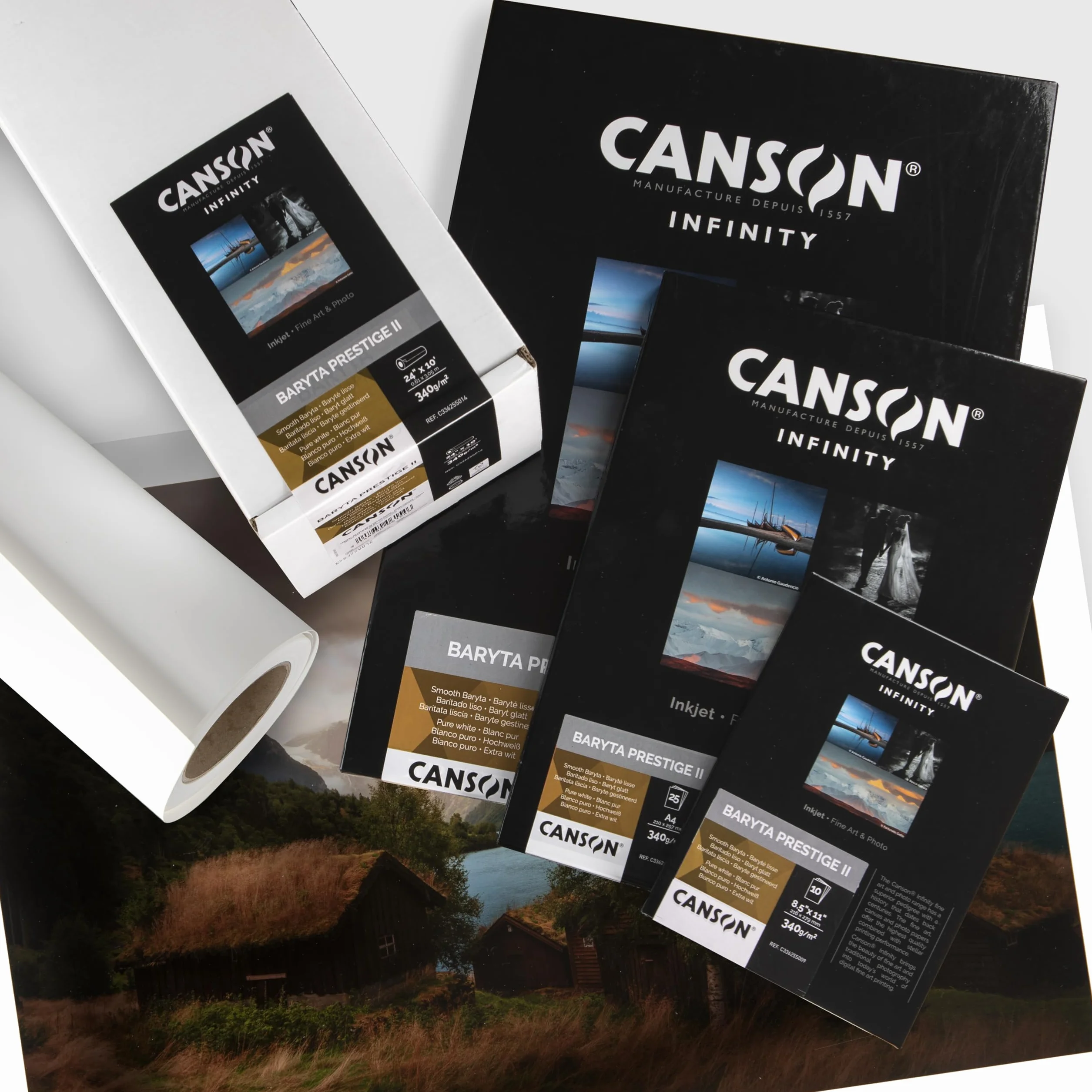 Canson Infinity Baryta Prestige II A4 25 arkuszy 340 g/m²