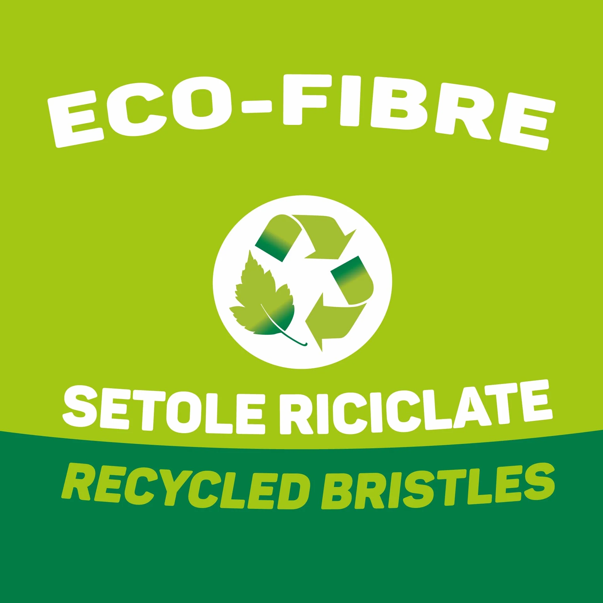 TONKITA Maxi Scopa Interni Bordo Paracolpi Setole Fitte Inclinate 100% Riciclato Riciclabile