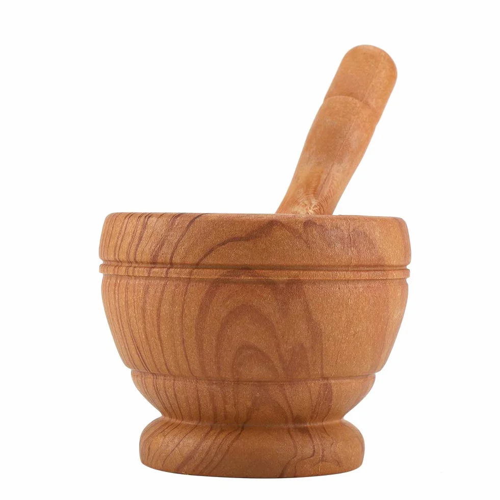 Set di Mortaio e Pestello, Smerigliatrice Manuale in Plastica per Aglio, Utensile da Cucina per Macinare Le Spezie(#1)