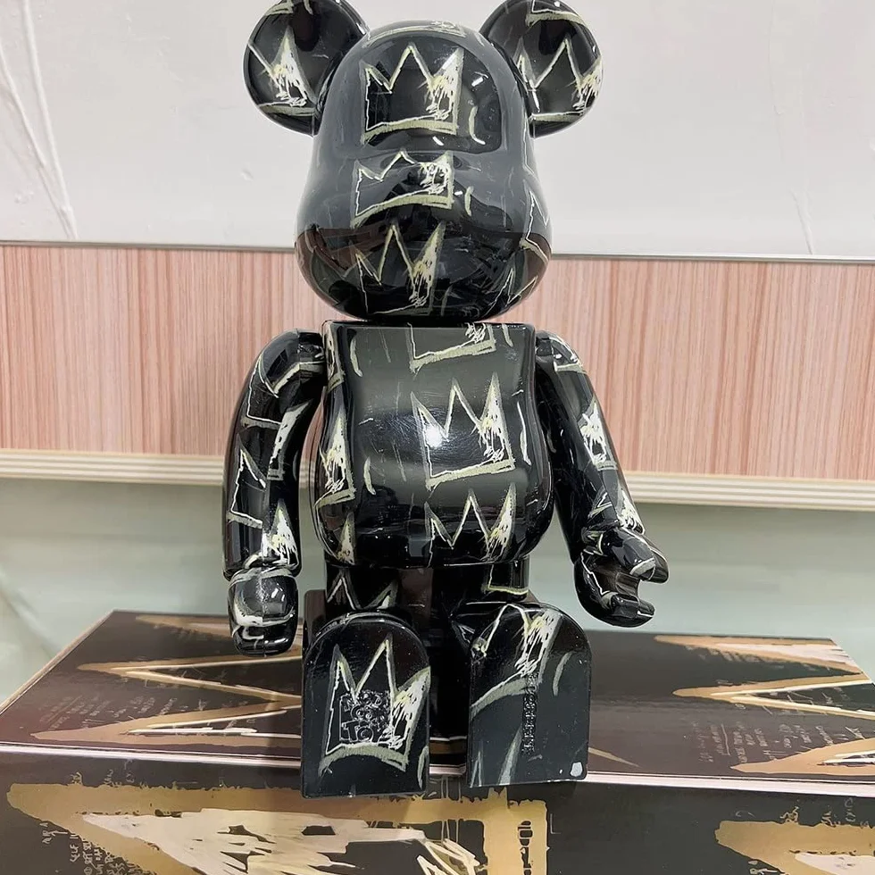 Bearbrick 400% 28 cm Fashion Bearbrick Decorazione da Tavolo Vetrina Bambole da Collezione Statue e Figurine