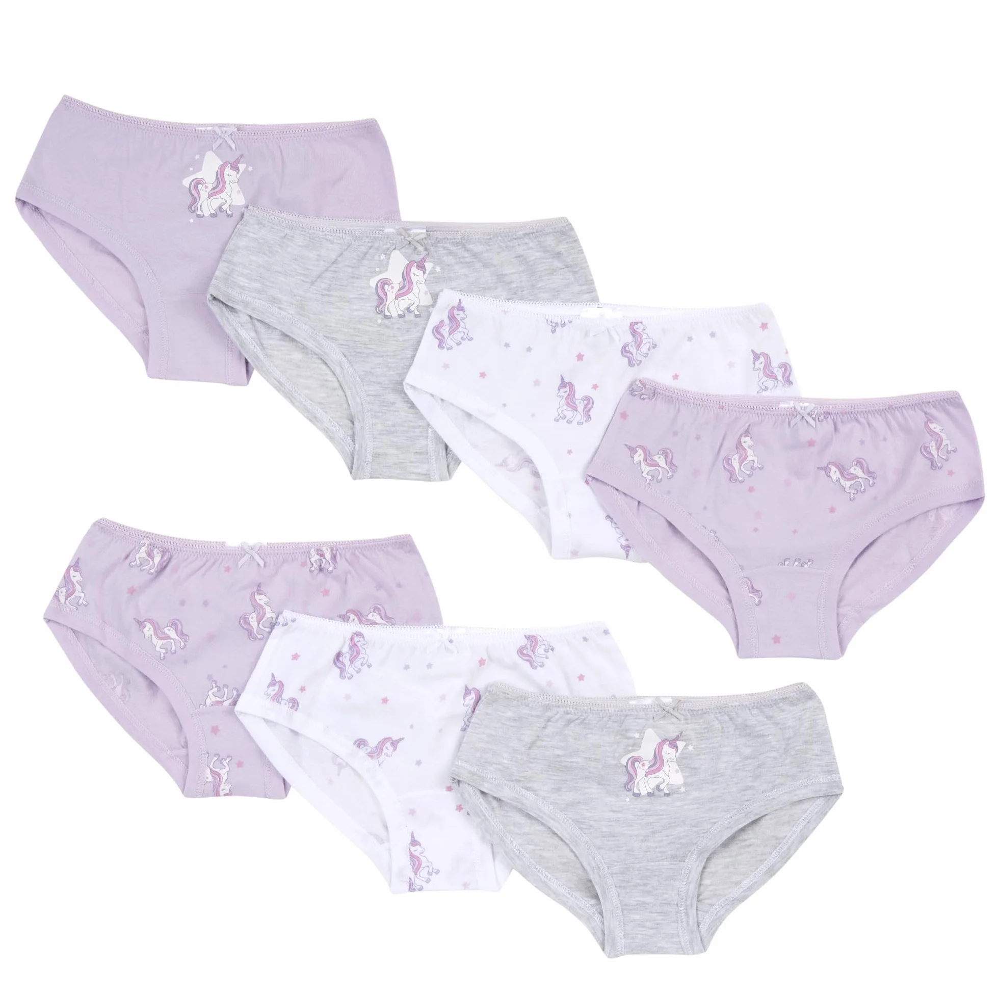 Prénatal Slip Bambina 7 sztuk Morbido Cotone Różne Kolory