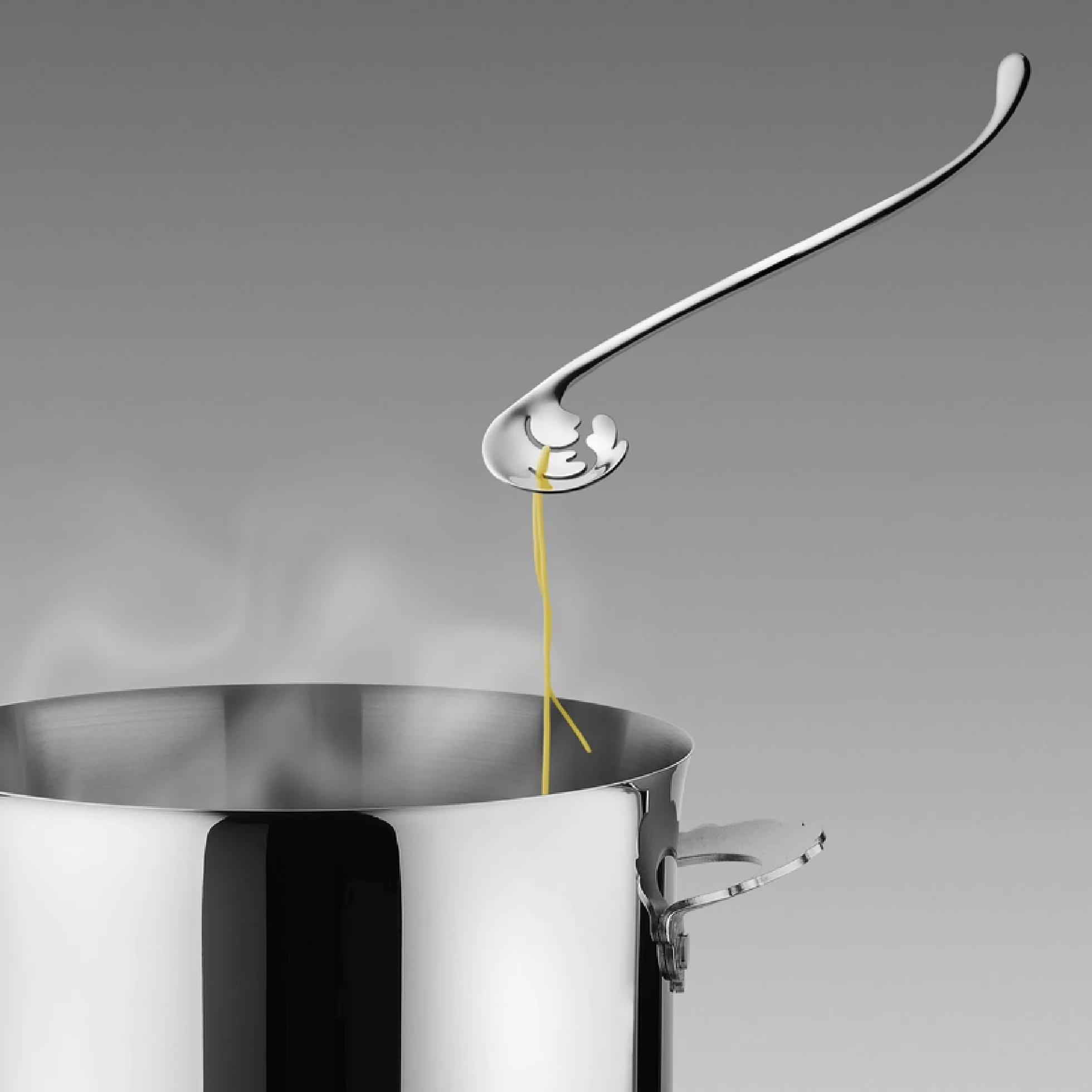 Alessi MMI31 Vabene Assaggia Pasta w Stali Nierdzewnej 18/10 Lucido