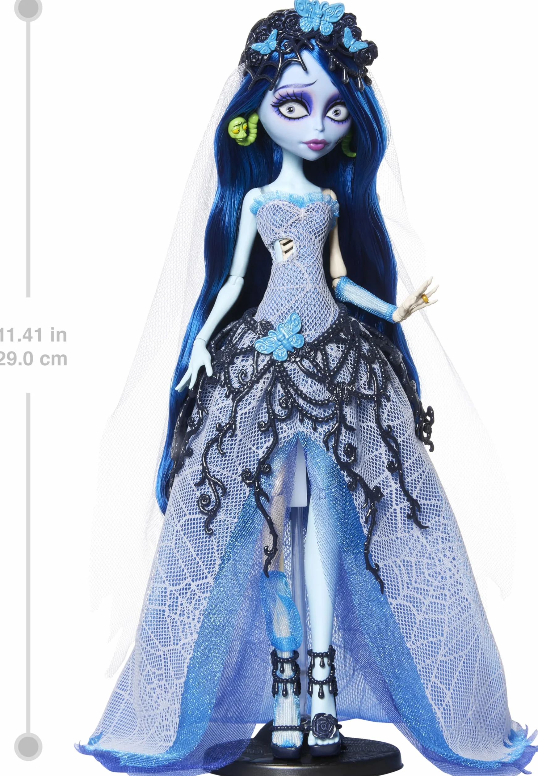 Monster High Skullector Emily La sposa cadavere bambola da collezione JDR67