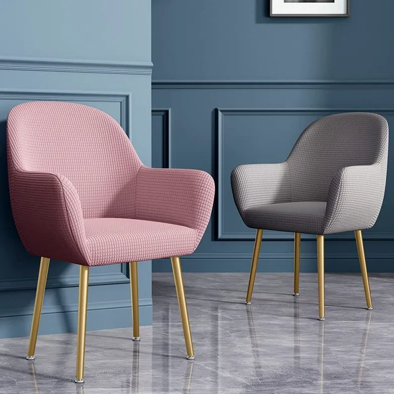 Coprisedia elastici per sedie da pranzo con braccioli, protezioni elastiche per seduta per soggiorno e sala da pranzo, universali, per ufficio e decorazione della casa