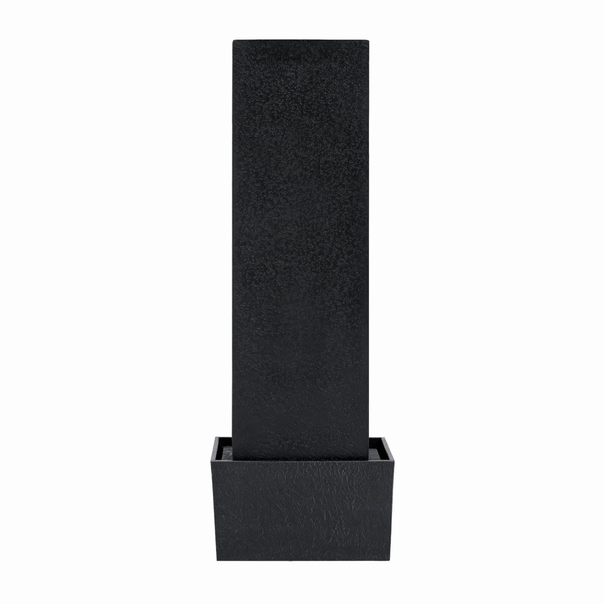 Teamson Home Fontana Solare, Resina, Grigio Pietra, Taglia Unica