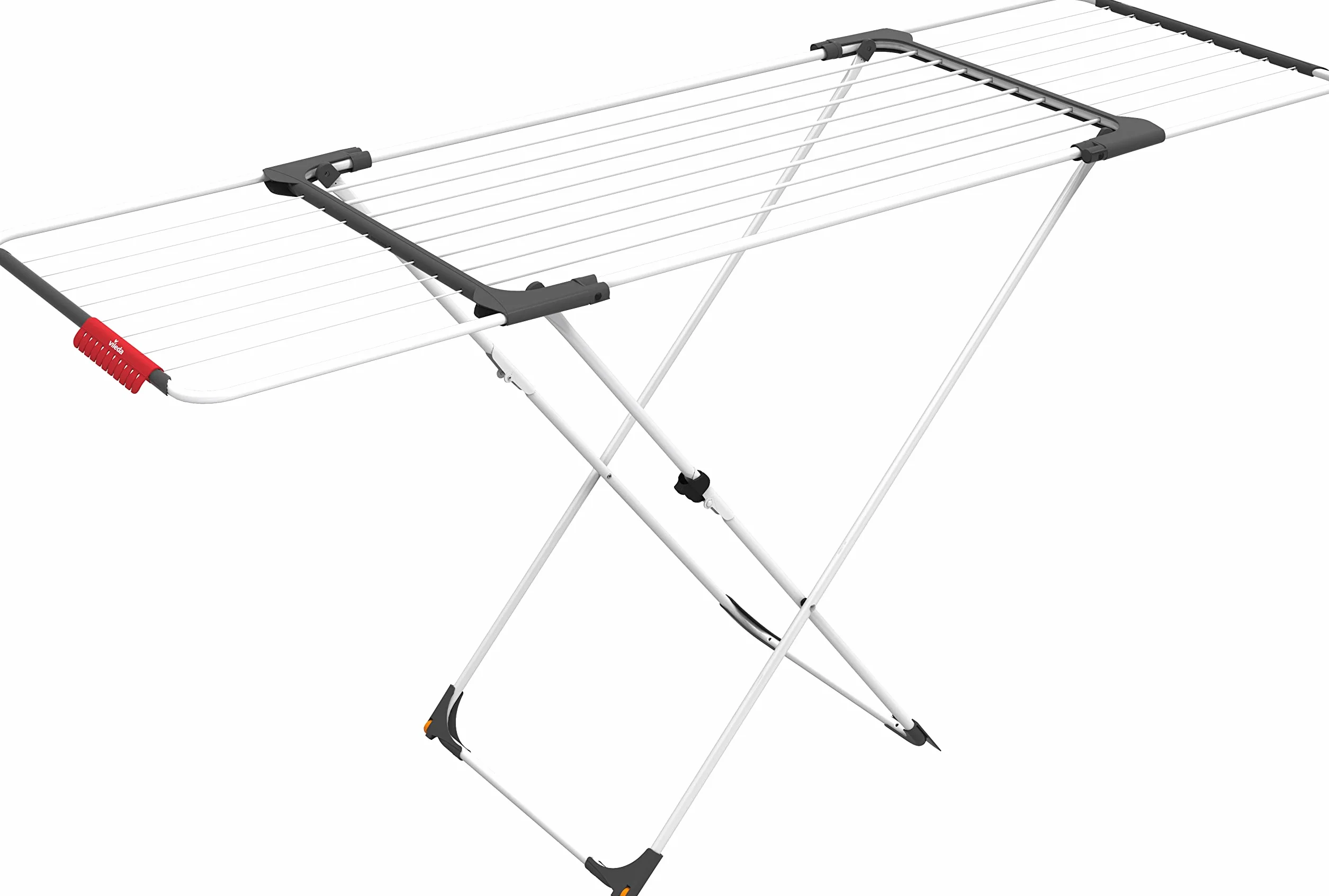 Vileda Surprise Stendibiancheria Estensibile Ripiegabile Alluminio Resina Bianco 186 x 57 x 108 cm 2.7 Kg