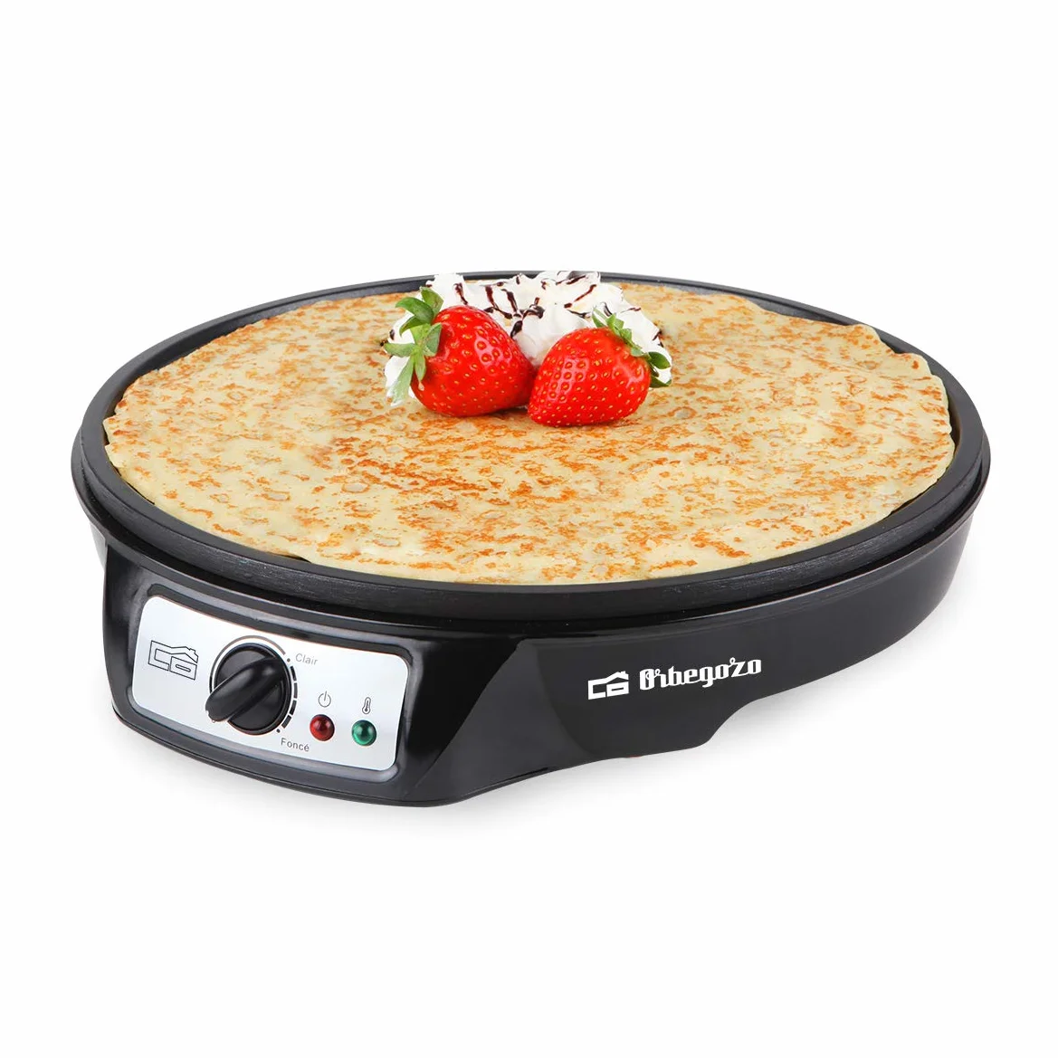 Orbegozo CM 2360 Crepiera elettrica 30 cm 1000 W antiaderente temperatura regolabile