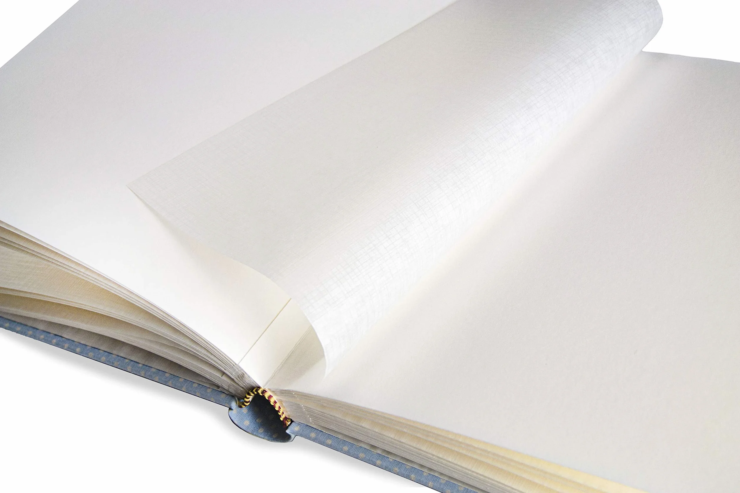 Album Fotografico Prima Comunione 23X30 Cm 60 Pagine Bianche in Cartoncino Spesso e Resistente Intervallate da Pergamino, Calice e Spighe