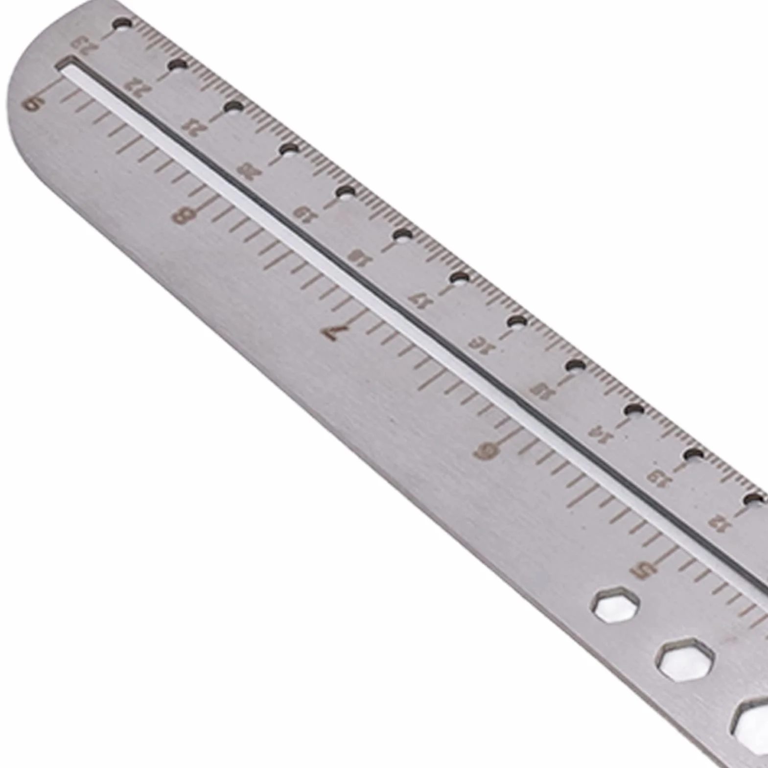 Righello in Acciaio Inossidabile 10,55 x 1,5 Pollici Strumento di Misurazione