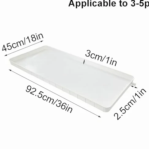 Kit di scarico per condizionatore d'aria, facile installazione per interni ed esterni, serbatoio universale di raccolta delle perdite d'acqua, vassoio antigoccia portatile