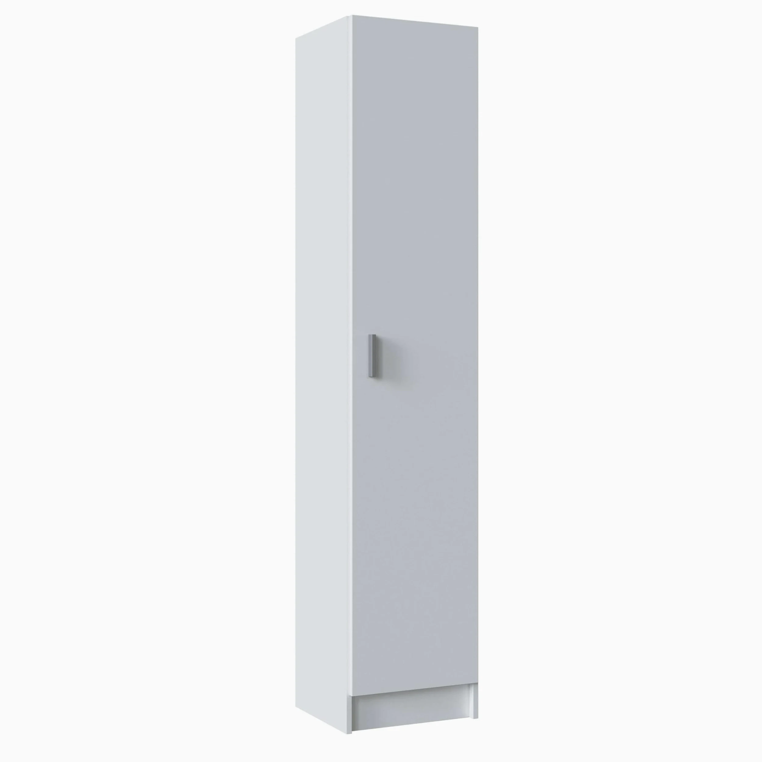 13Casa - Kawai A1 - Armadio multiuso. Dim: 37x37x180 h cm. Col: Bianco. Mat: Melamina.