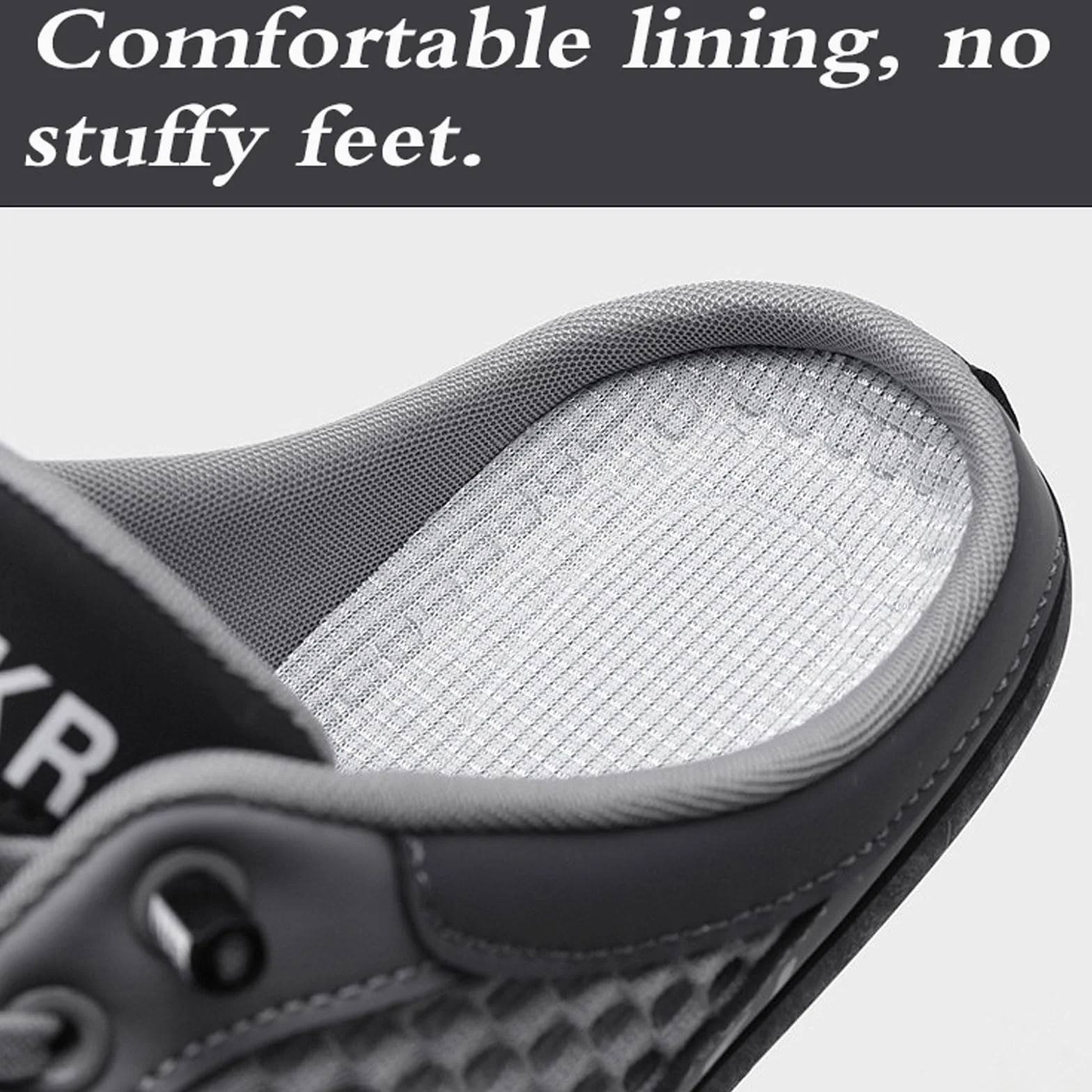 Scarpe da Ginnastica Uomo Slip on Mule Senza Schienale Pantofole in Rete Leggere