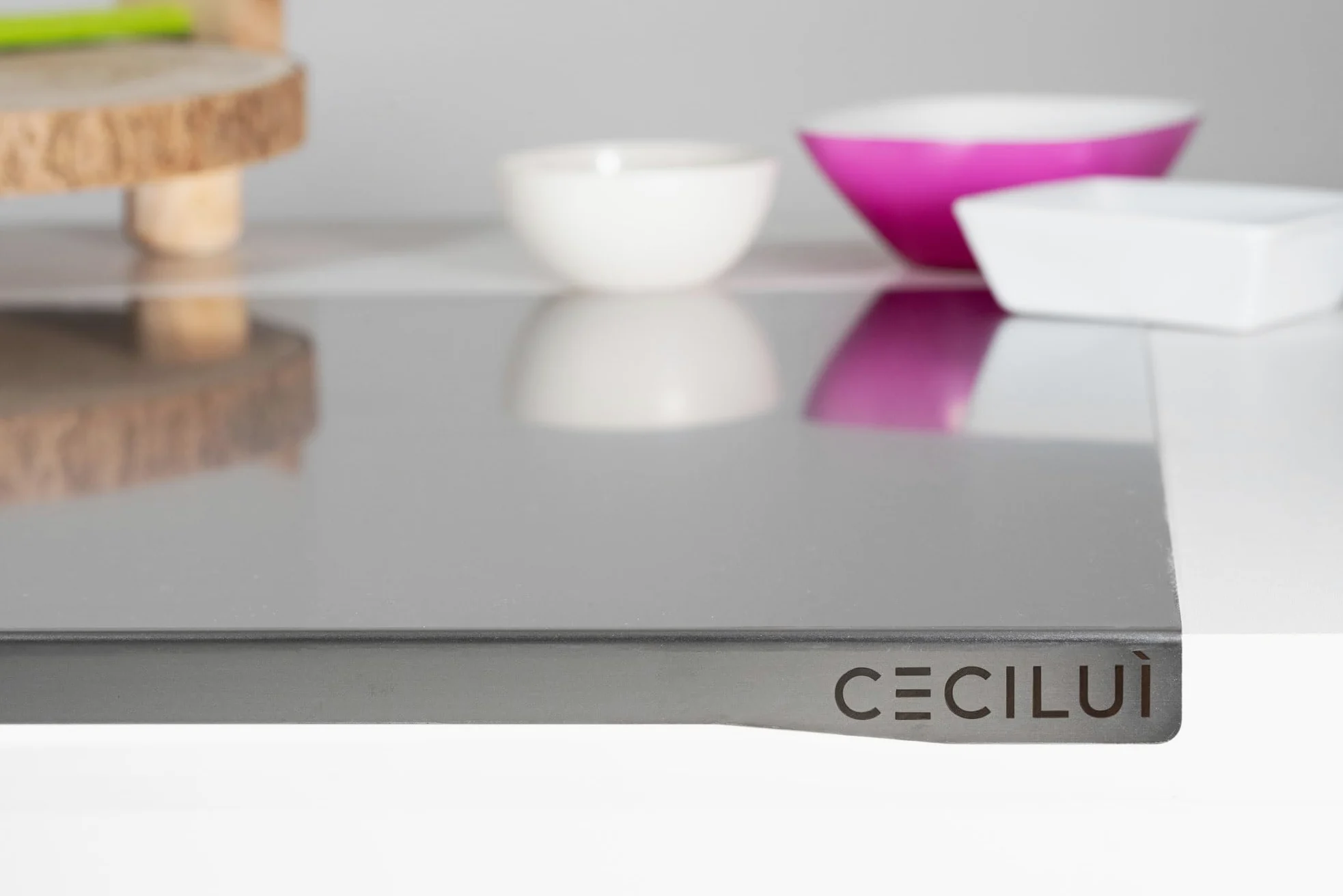 CECILUÌ Spianatoia per Impastare Acciaio Inox 2.0 Sacca di Cotone Tagliere da Cucina Professionale in Varie Dimensioni Made in Italy Pizza Piano Lavoro Accessori Pasticceria (60x50)