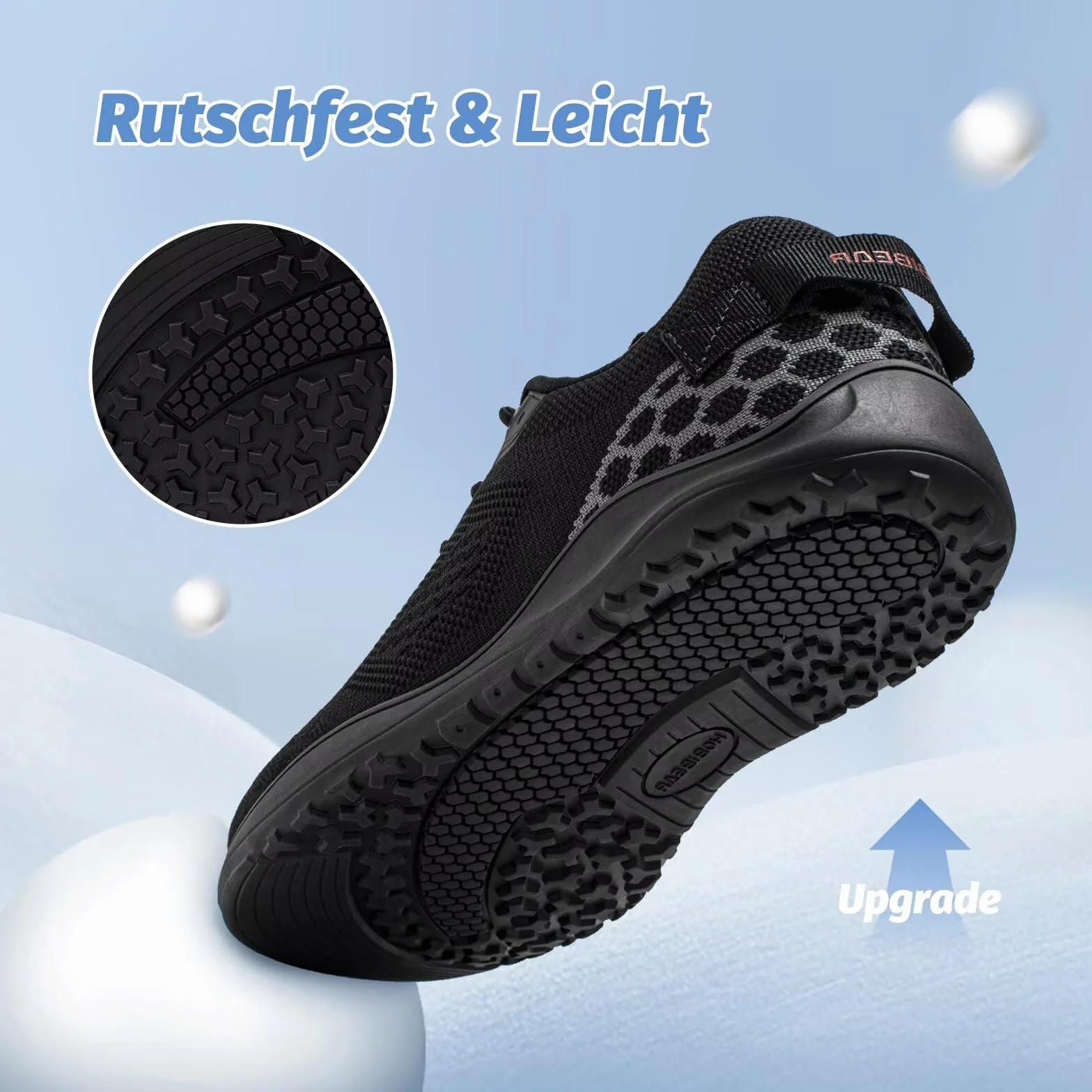 HOBIBEAR Scarpe minimaliste Unisex con Punta Larga da Trail Running