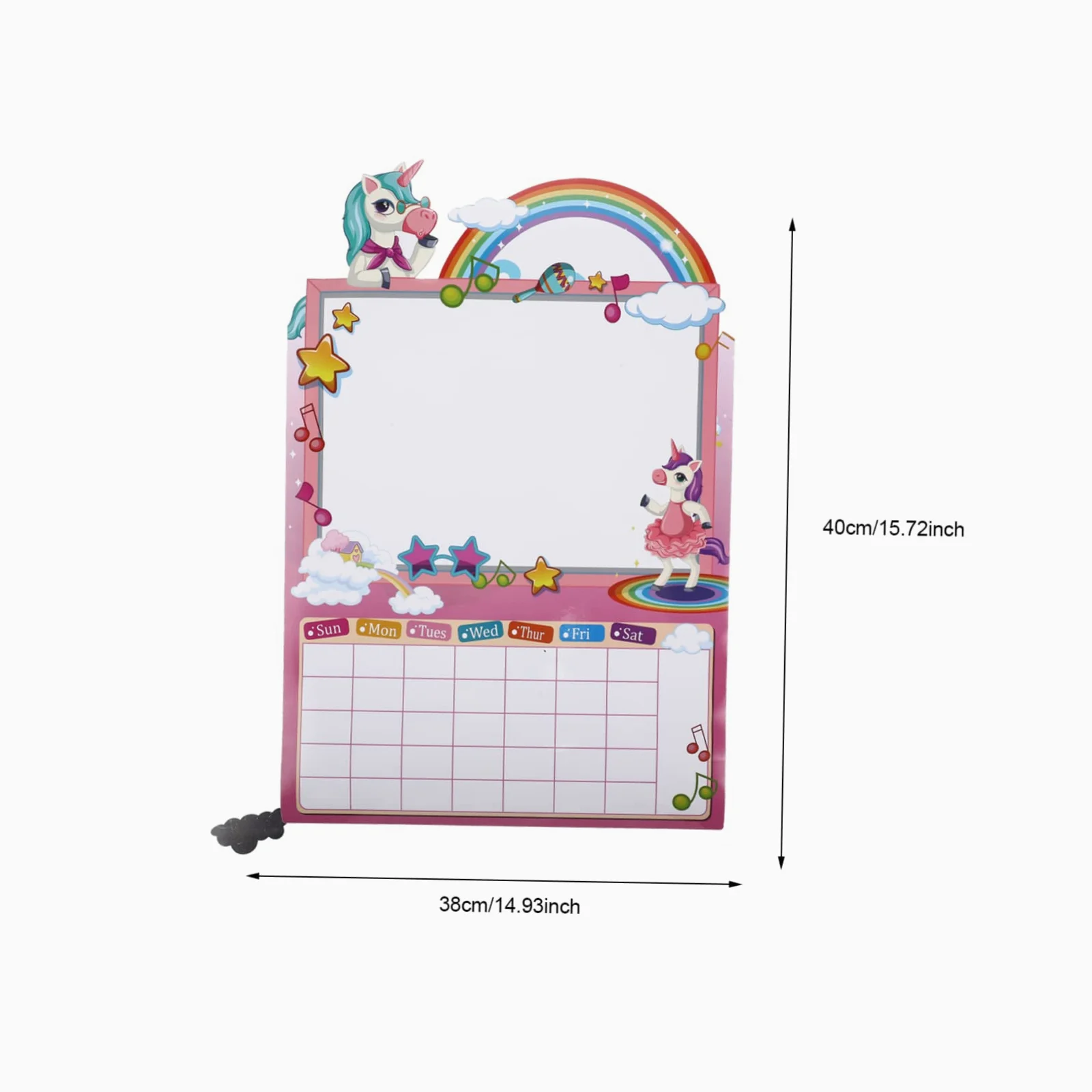MAGICLULU 5 Set Bloc Notes Lavagna Da Cucina Adesivi Del Programma Di Pianificazione Adesivo Magnetico Mini Lavagna Bianca Frigo Magneti Mini Frigo Per Bambini Colorful Magnete in Gomma