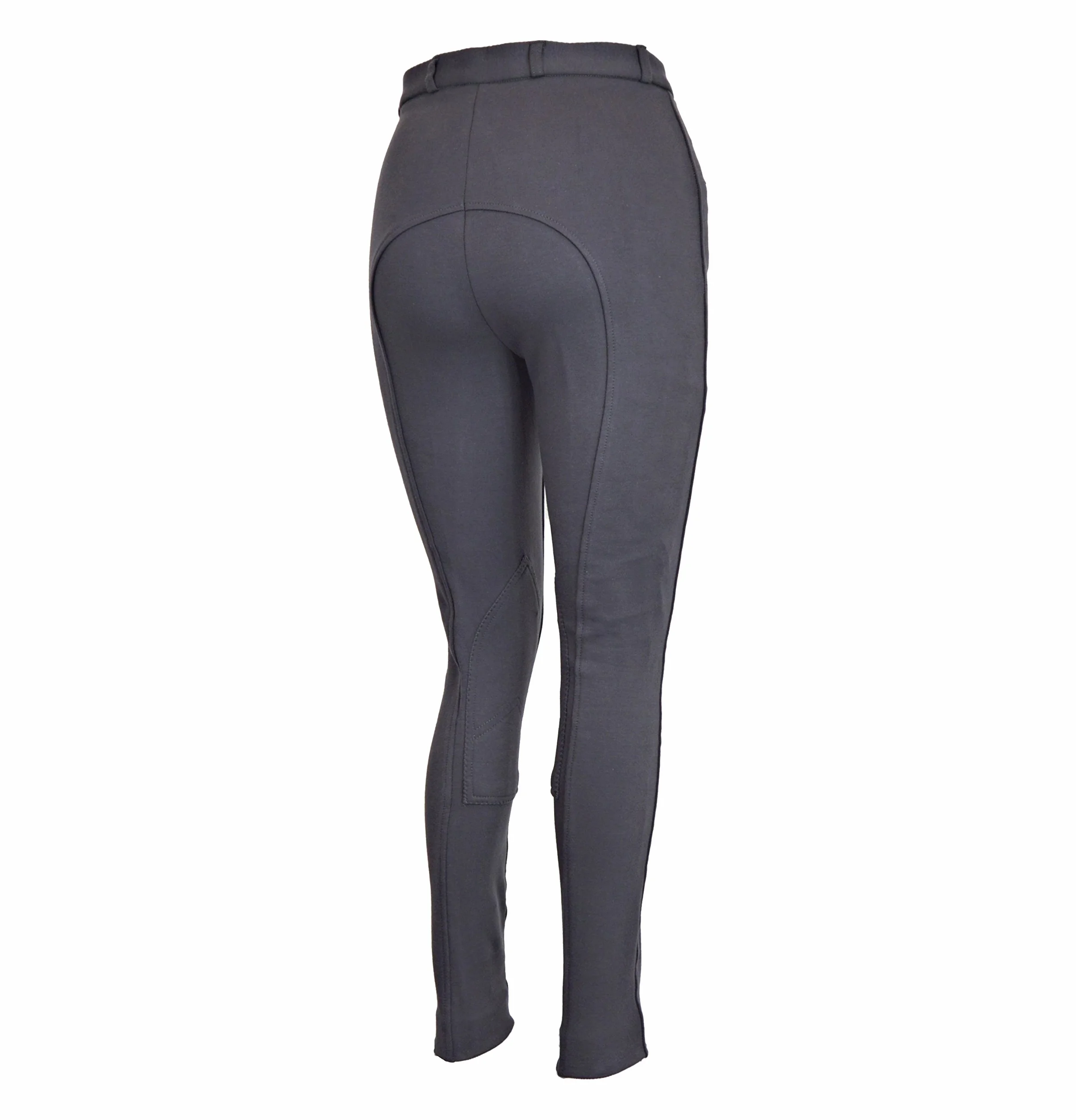 Equitazione Uomo Morbido Elastico Calzoni da Cavallerizza Jods Grigio