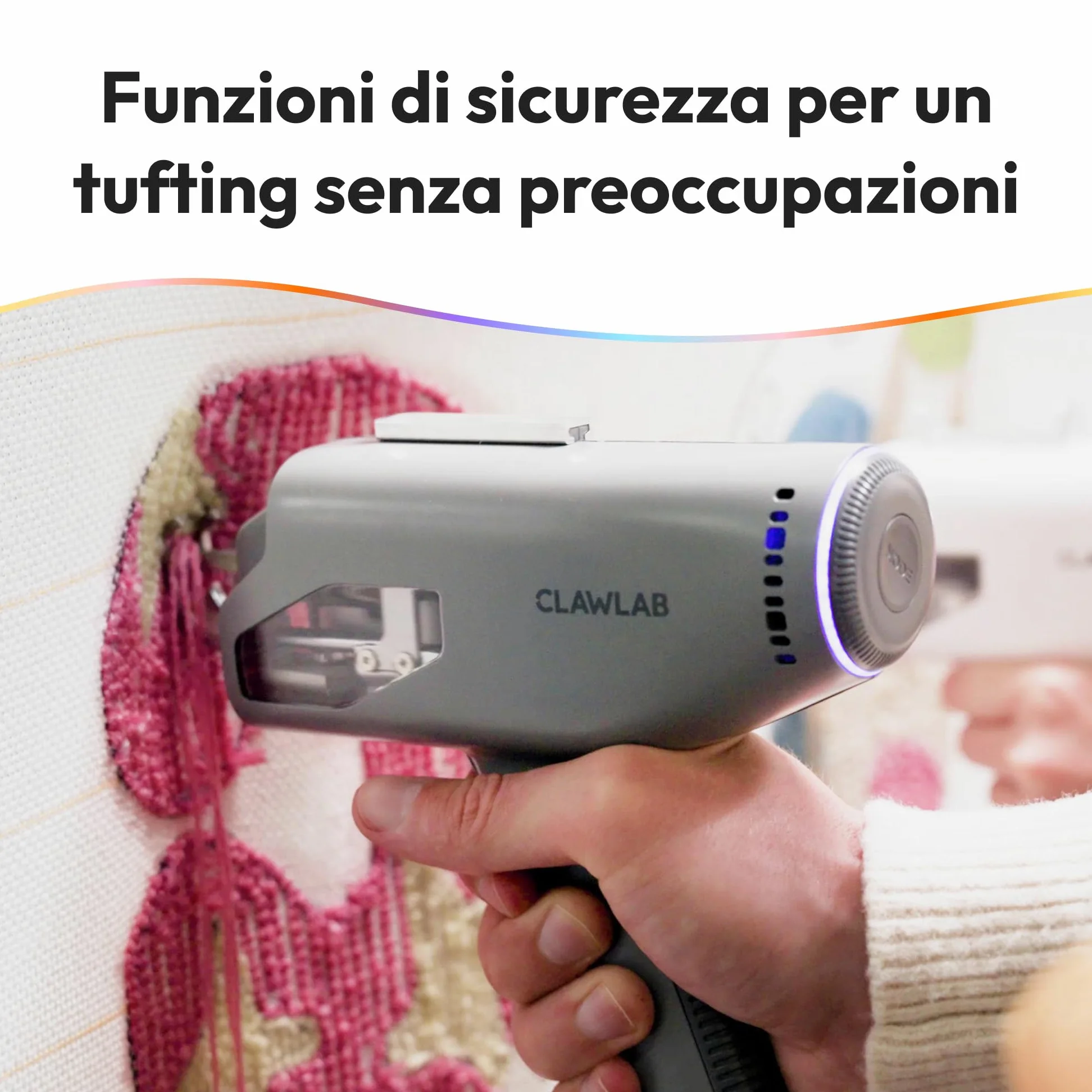 Tufting Kit H1 (Grigio) – Telaio di tuffatura – Pistola a spruzzo – Kit tufting completo – Pistola tufting – Macchina per fare tappeti – Tela Tufting & Punch Needle – Kit di avvio